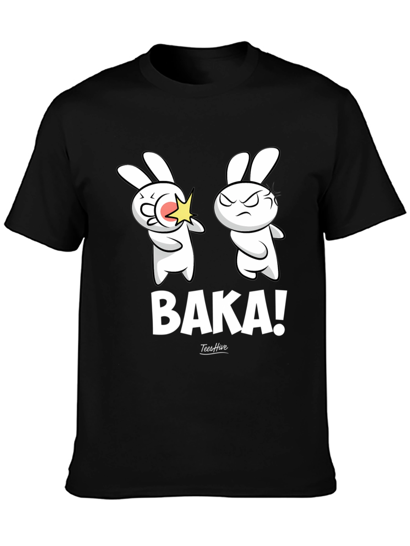 Baka Bunny T-Shirt - Funny Anime Style