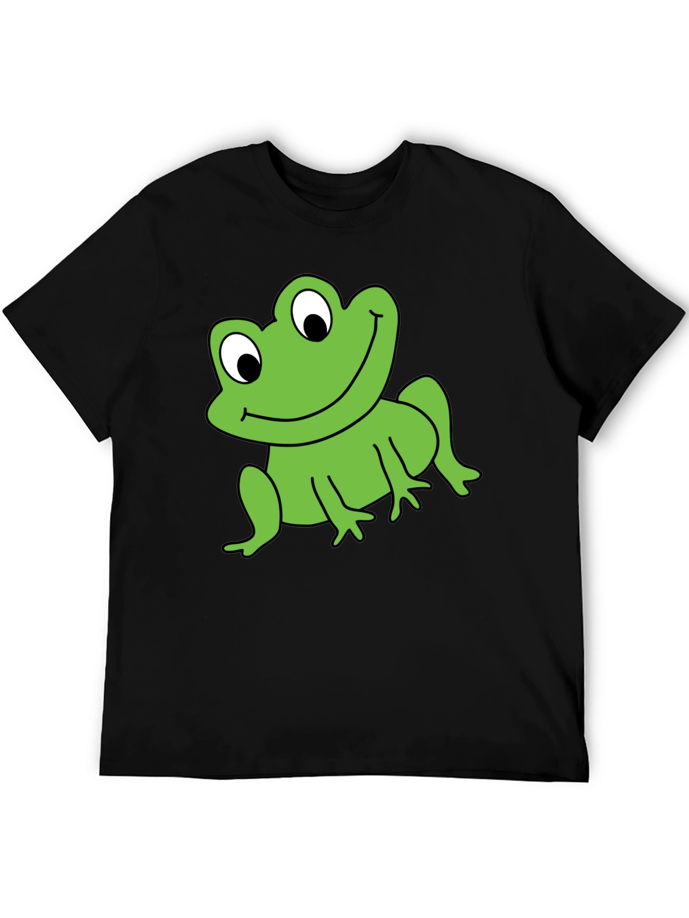 Frog Graphic T-Shirt - Black Fun & Stylish