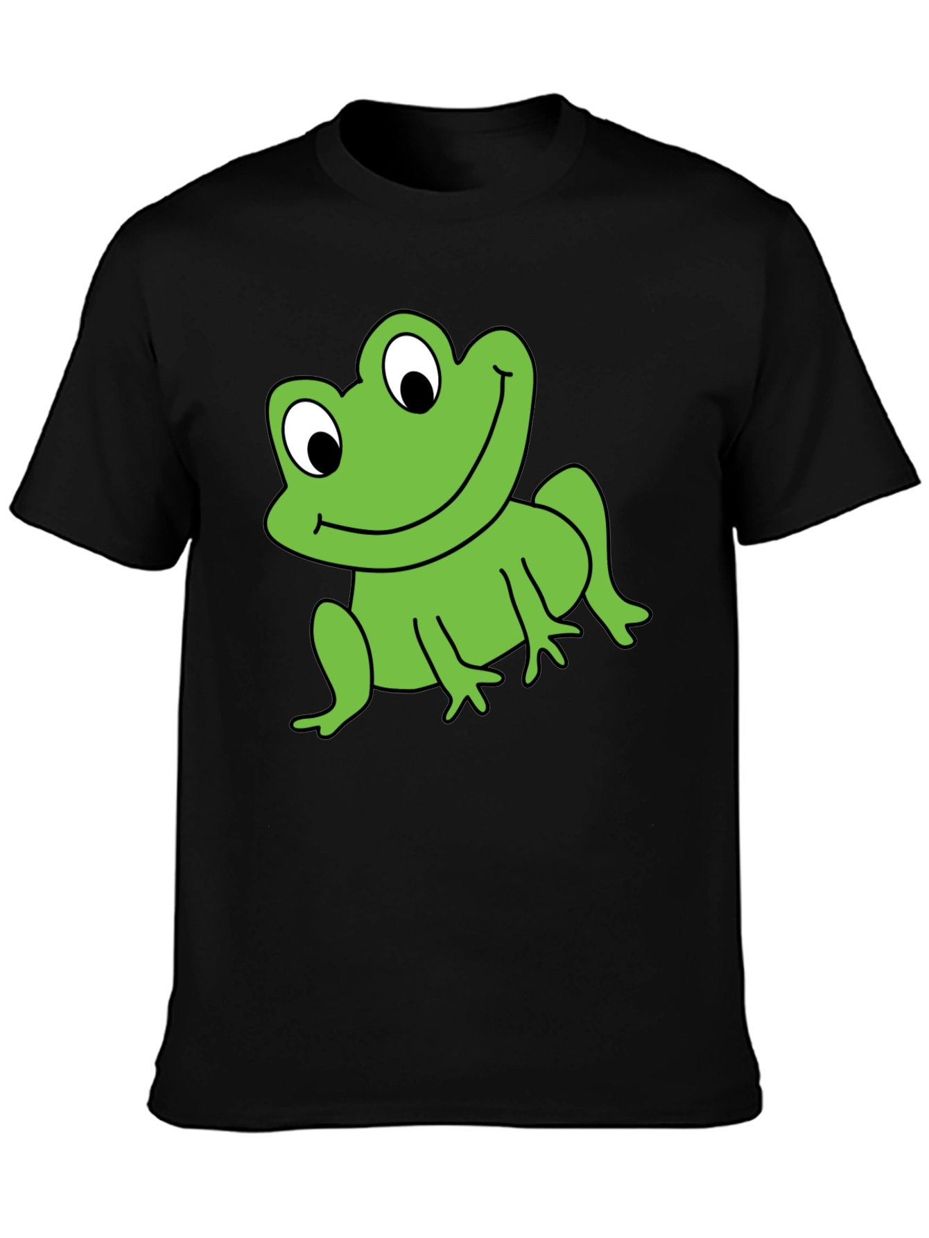 Frog Graphic T-Shirt - Black Fun & Stylish