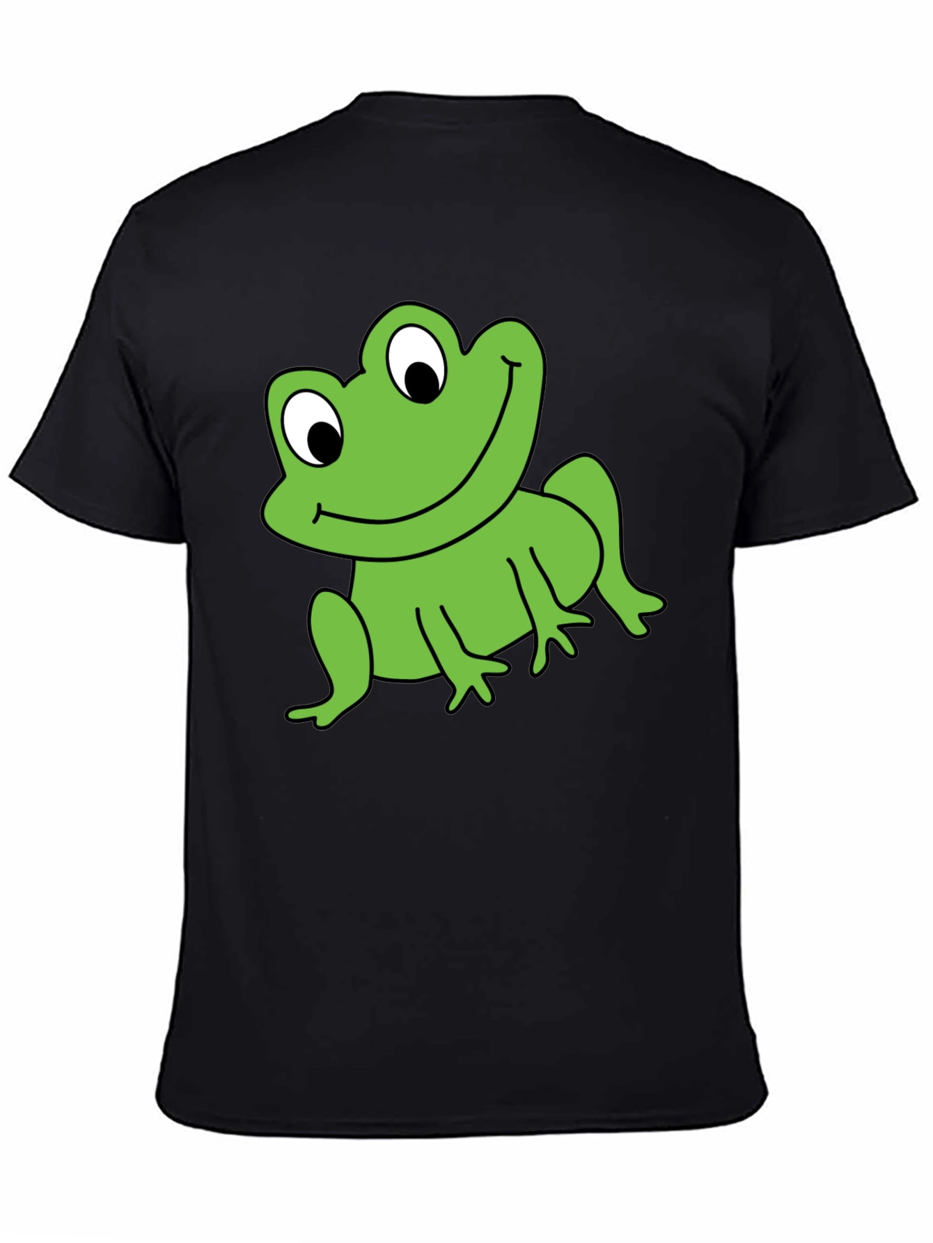 Frog Graphic T-Shirt - Black Fun & Stylish