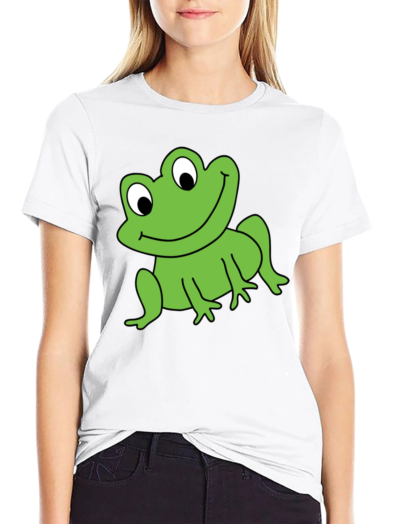 Frog Graphic T-Shirt - Black Fun & Stylish
