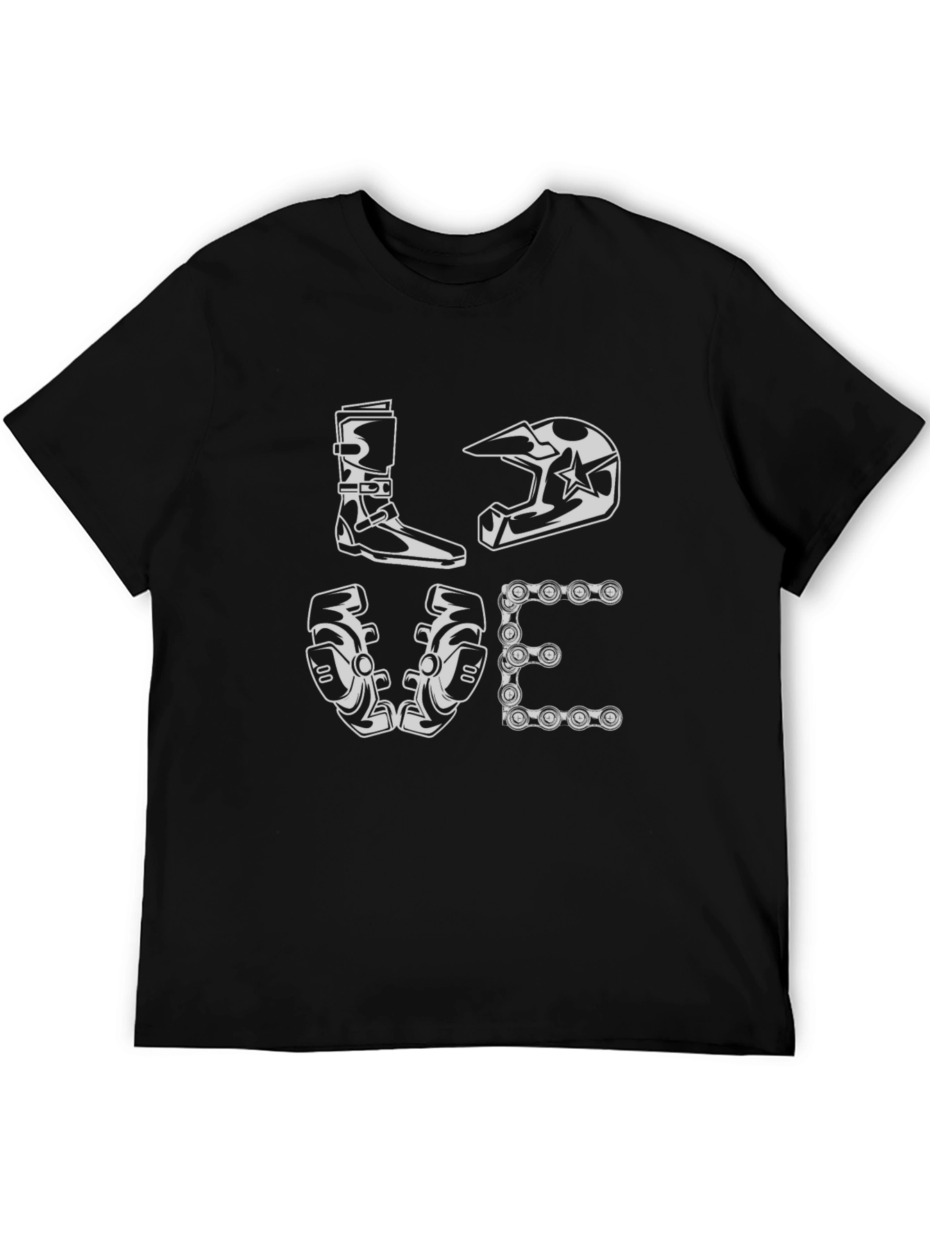 Motocross LOVE Black T-Shirt