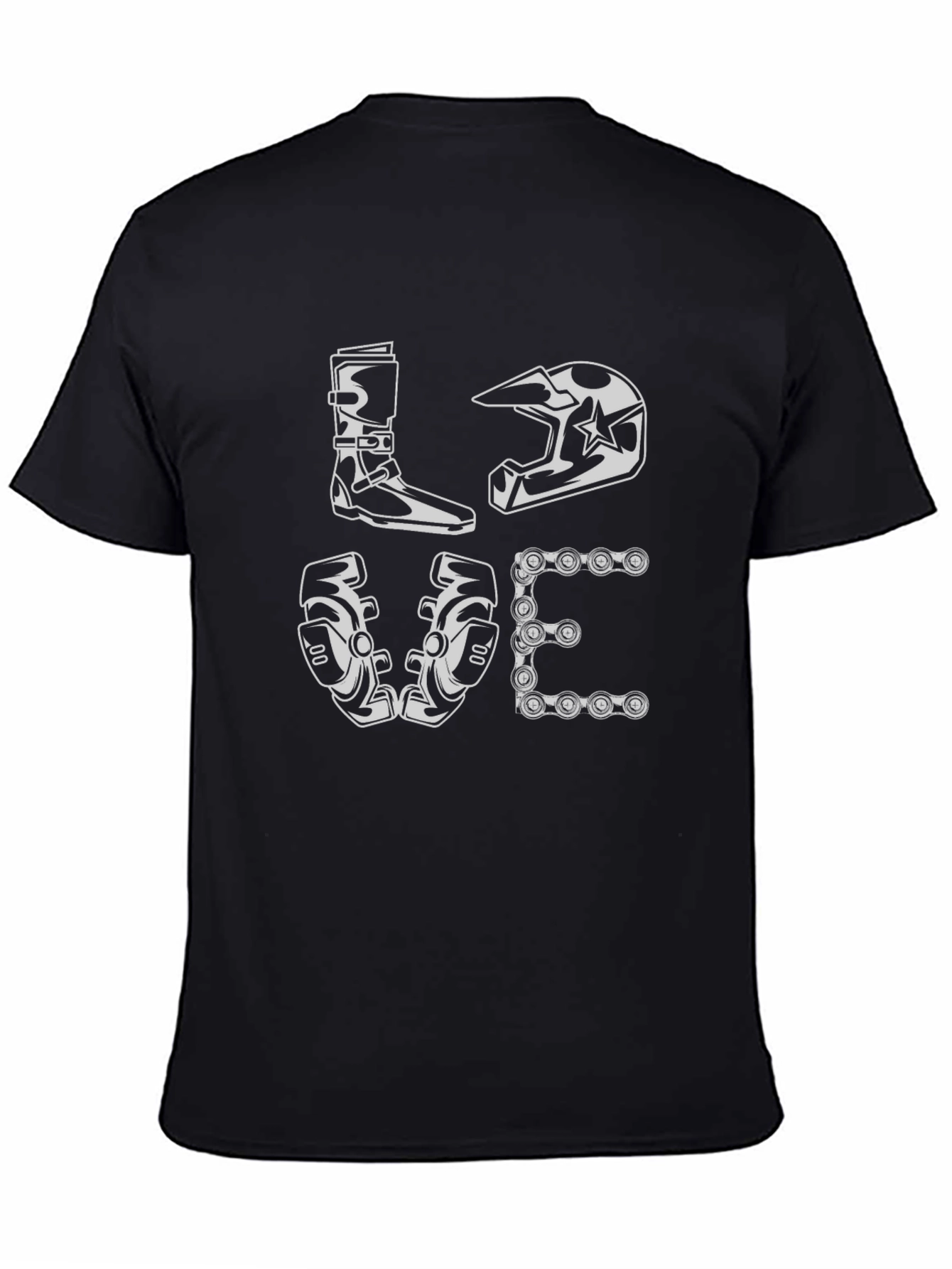Motocross LOVE Black T-Shirt