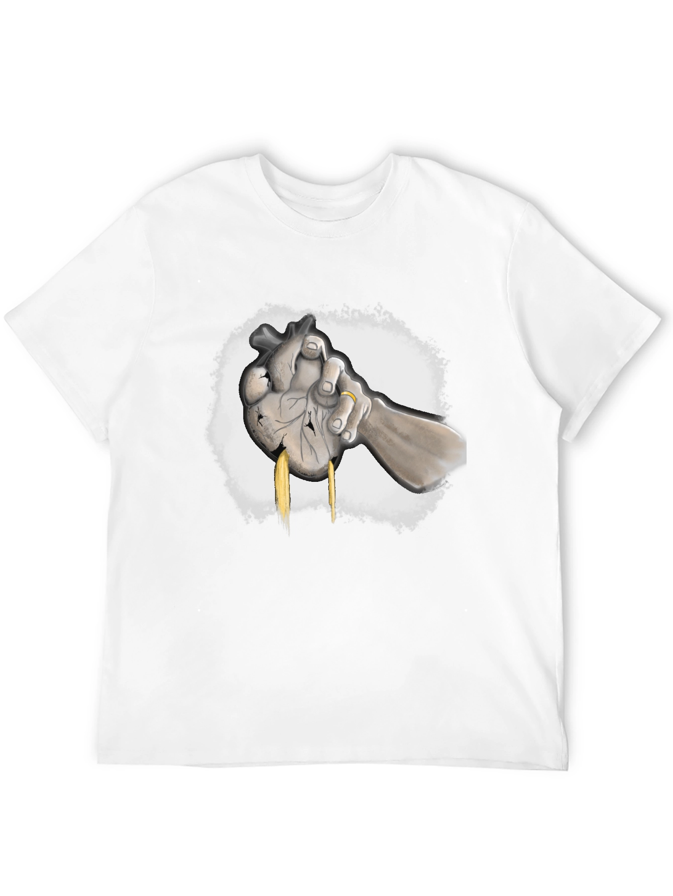 Anatomical Heart Squeeze Graphic Tee - Unique Design