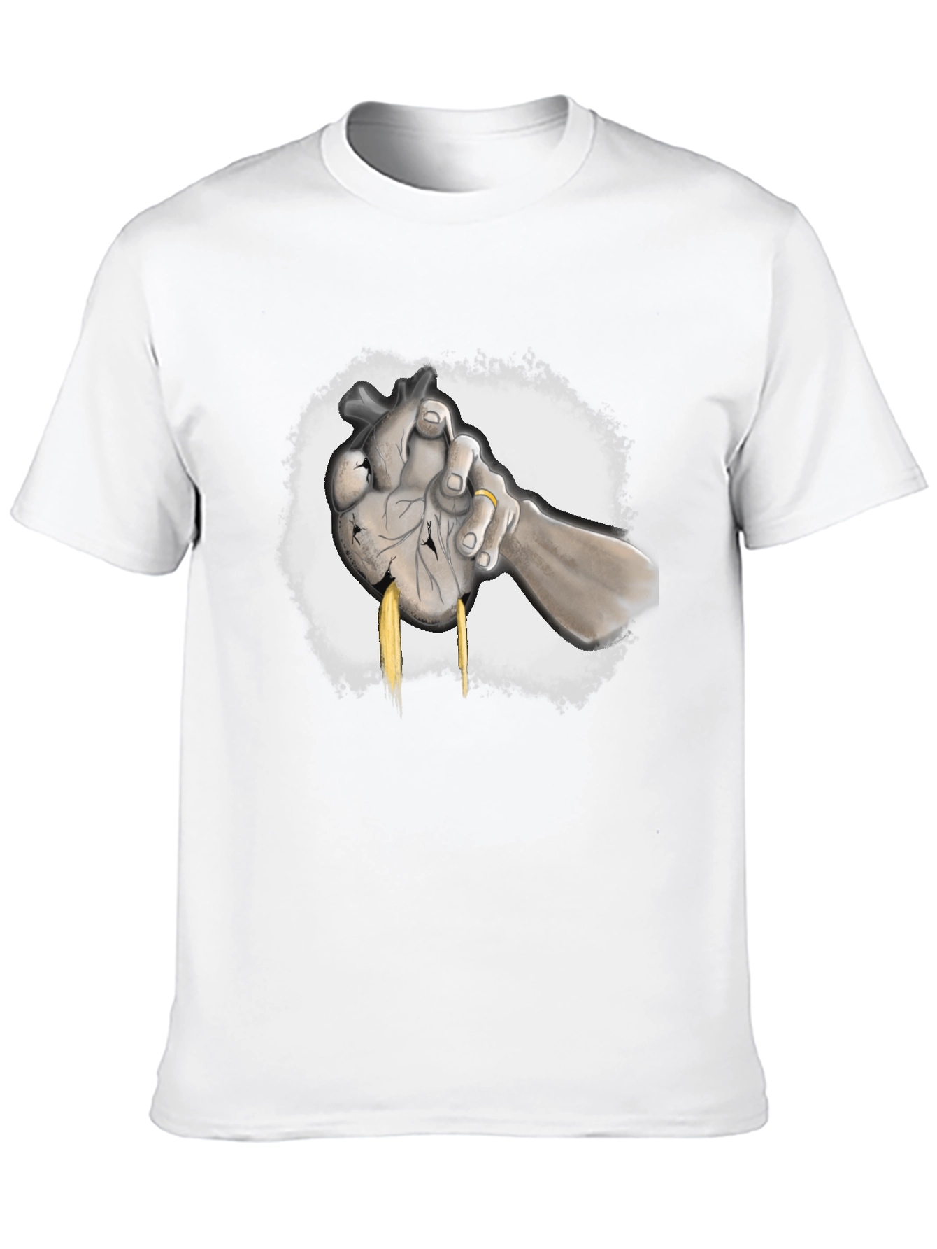 Anatomical Heart Squeeze Graphic Tee - Unique Design