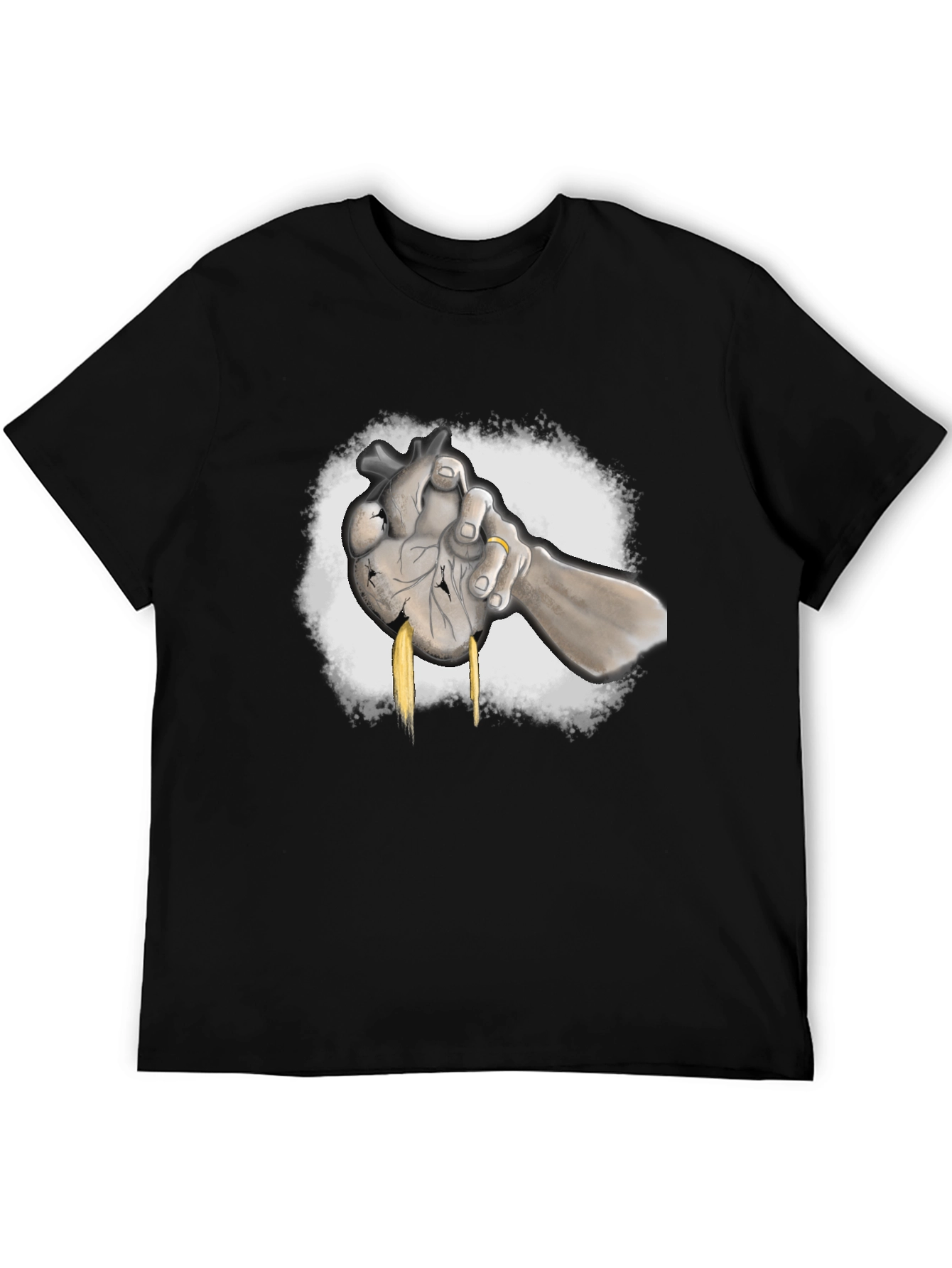 Anatomical Heart Squeeze Graphic Tee - Unique Design