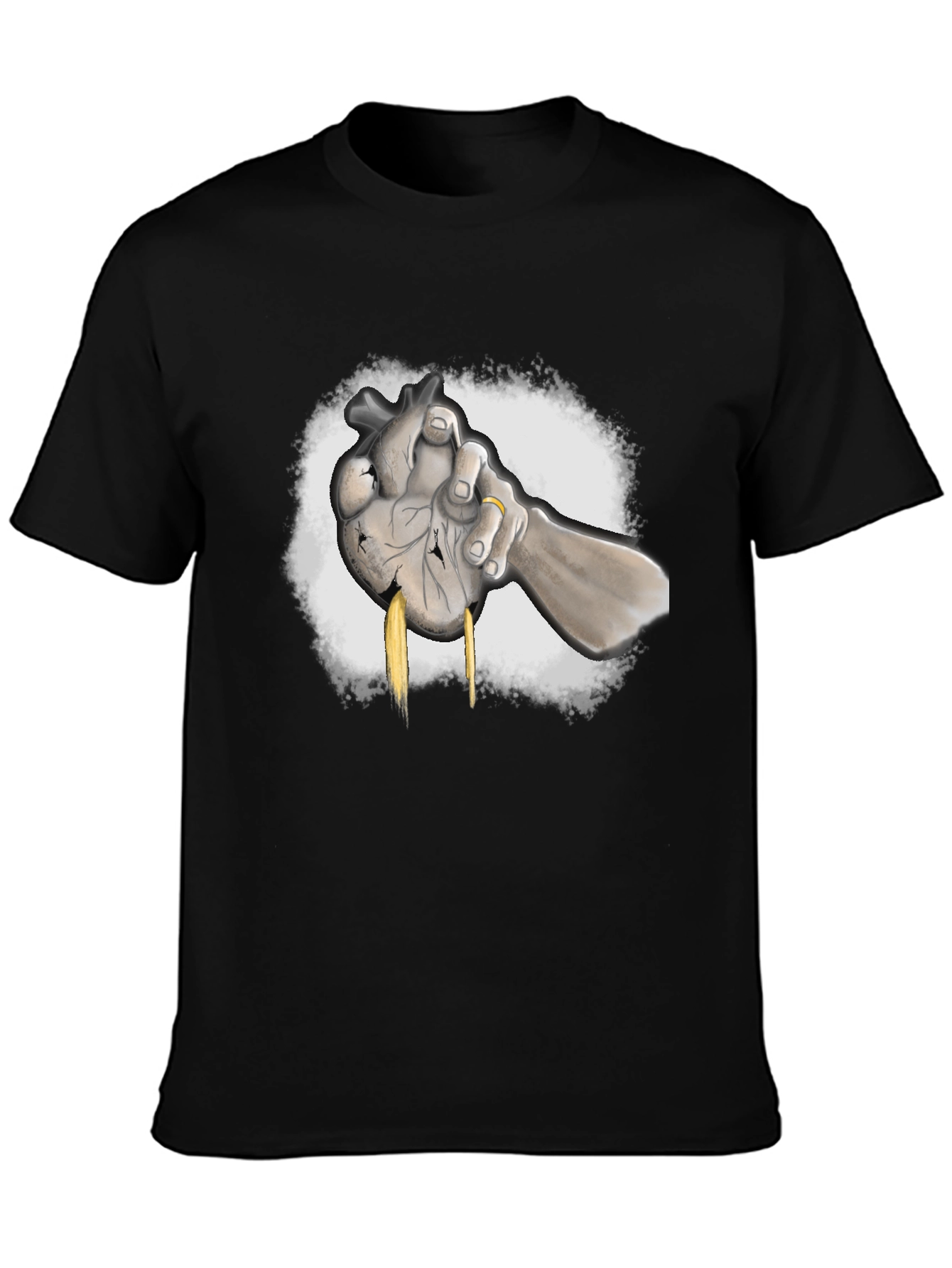 Anatomical Heart Squeeze Graphic Tee - Unique Design
