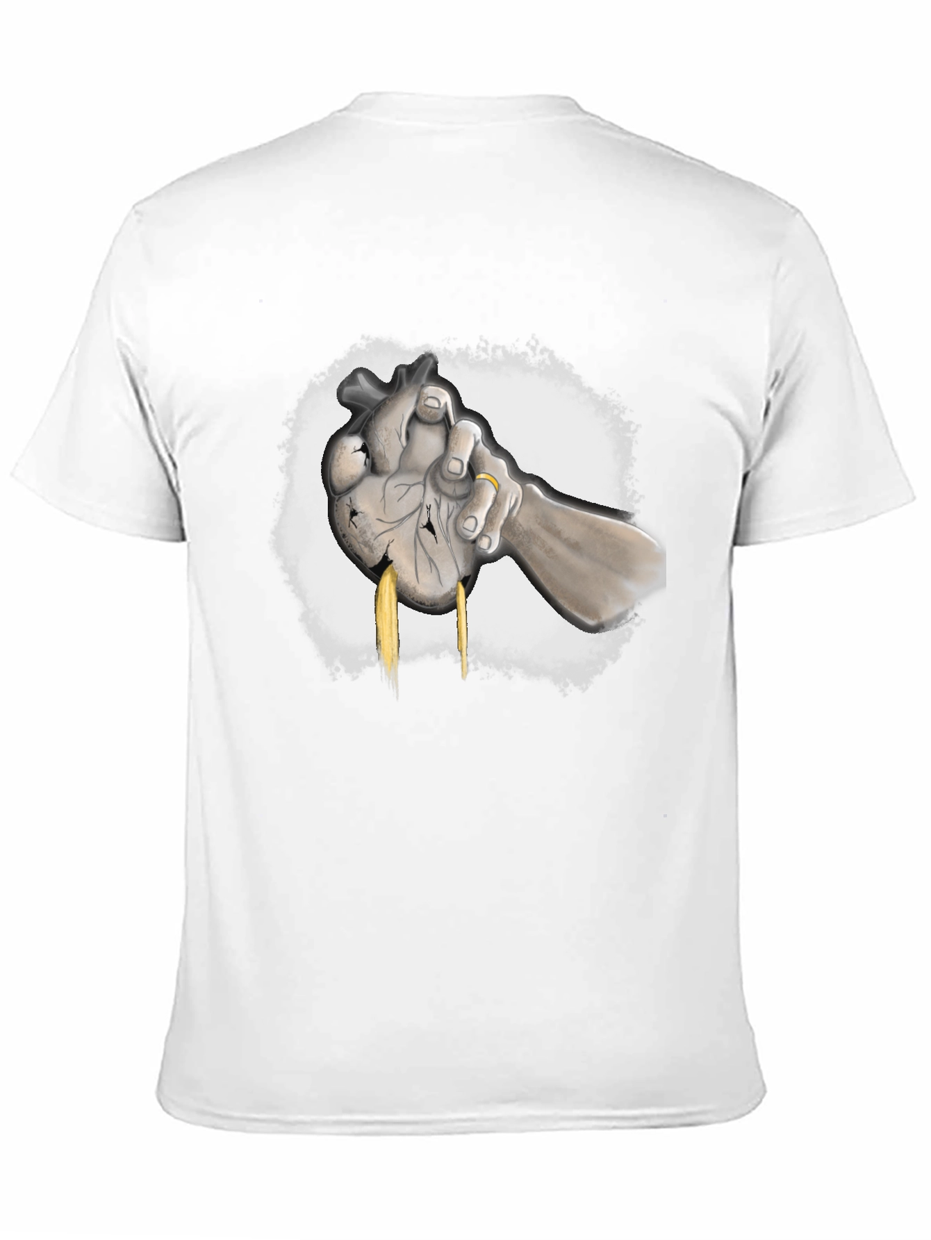 Anatomical Heart Squeeze Graphic Tee - Unique Design