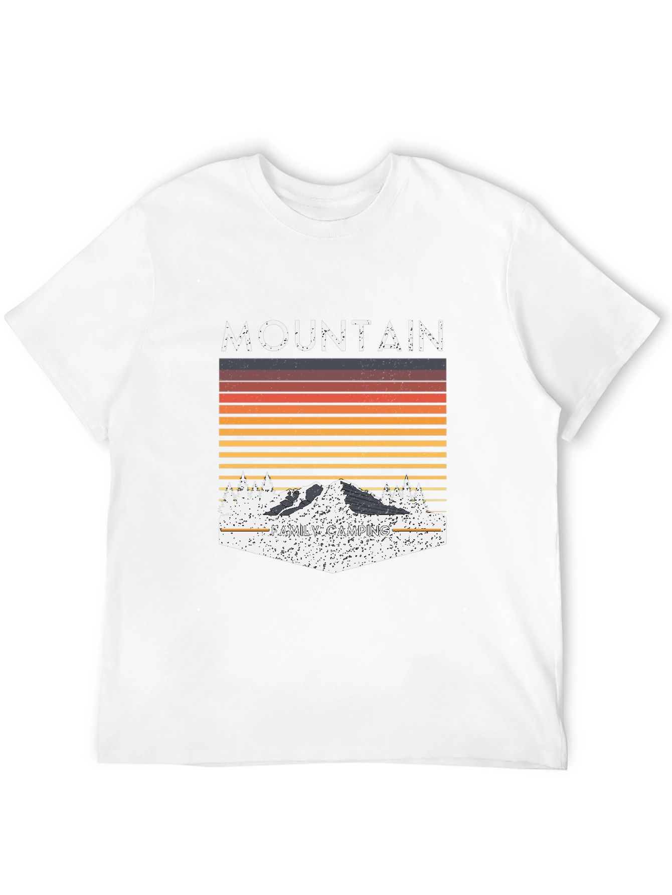 Mountain Family Camping Graphic Tee