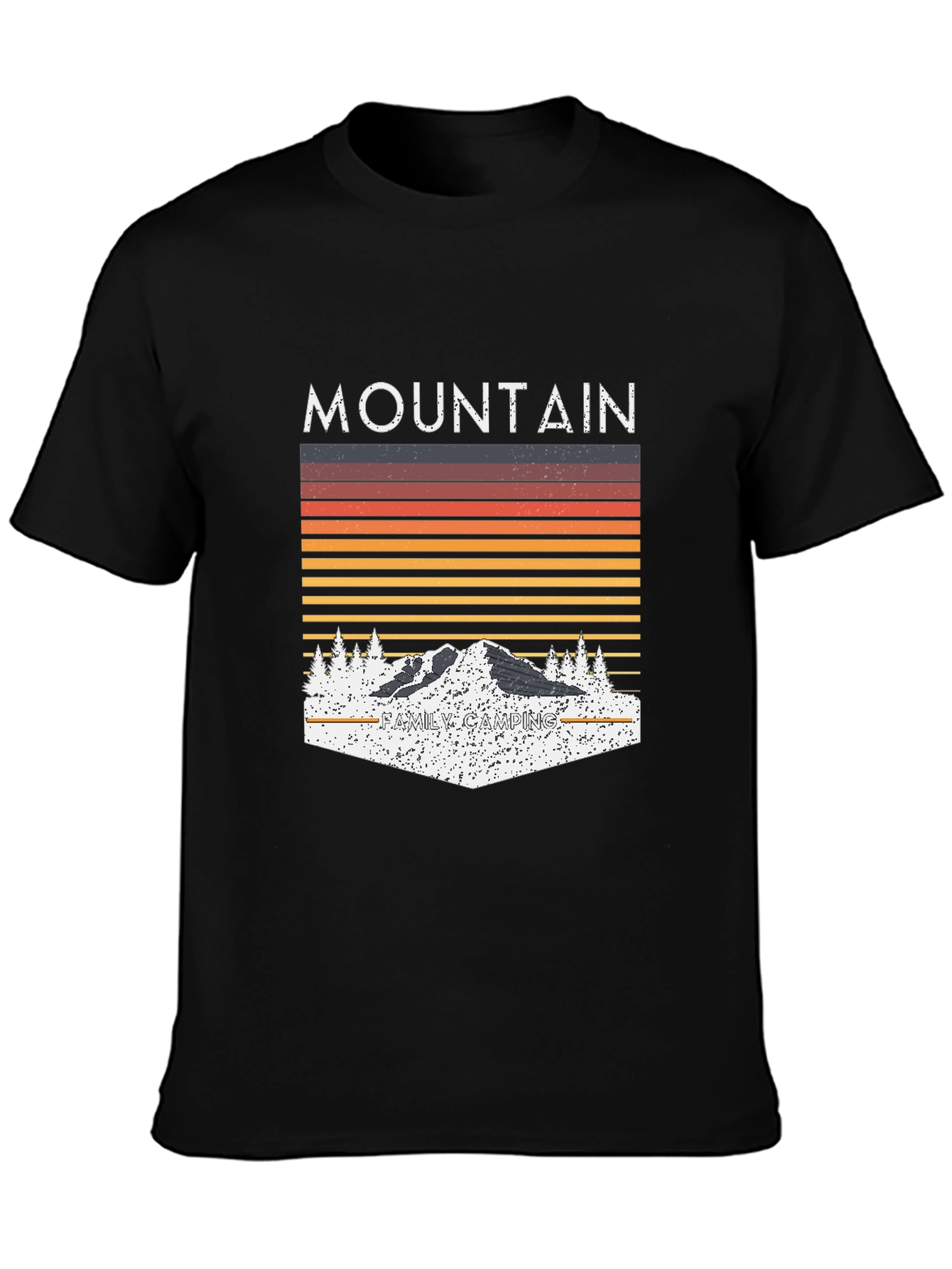 Mountain Family Camping Graphic Tee