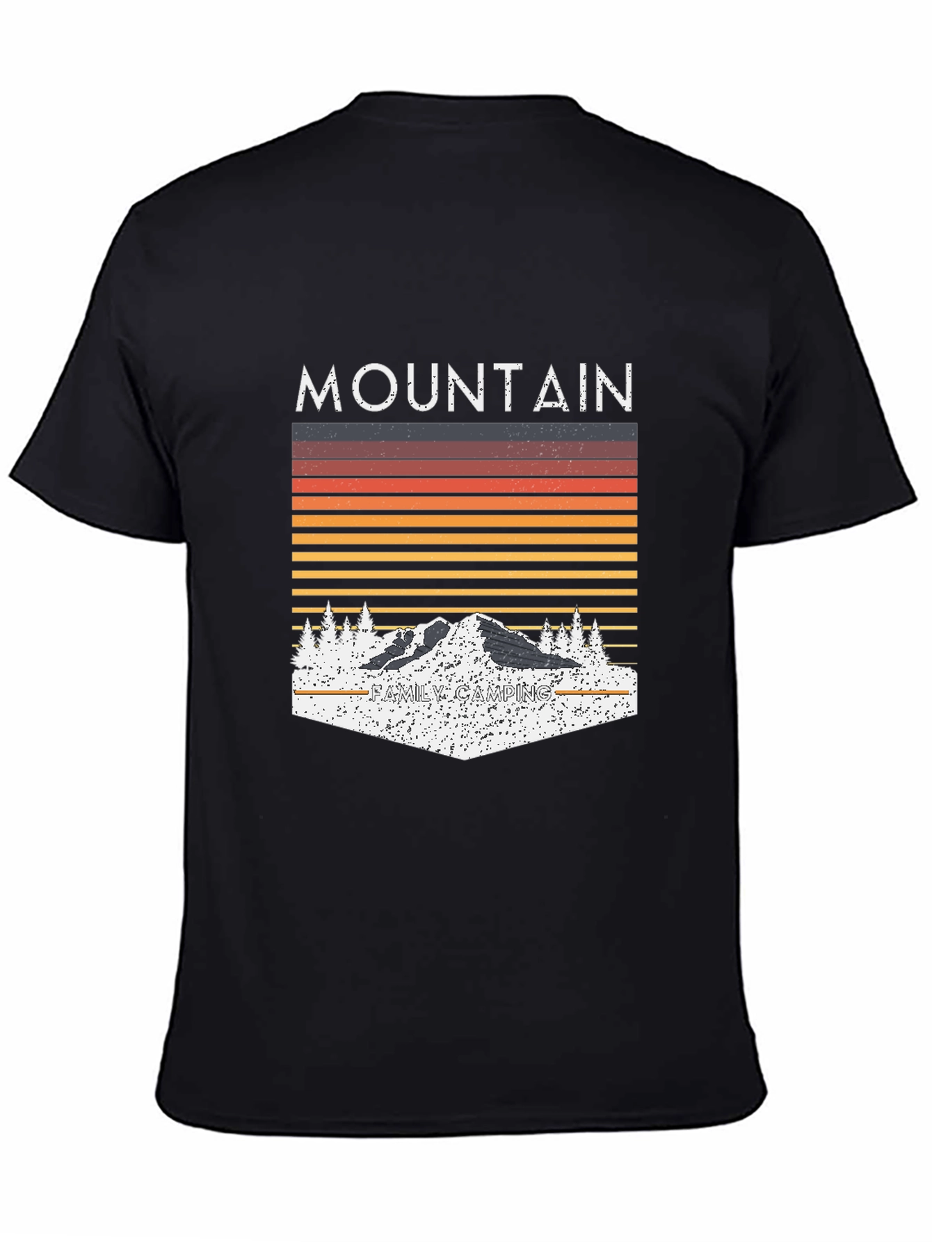 Mountain Family Camping Graphic Tee