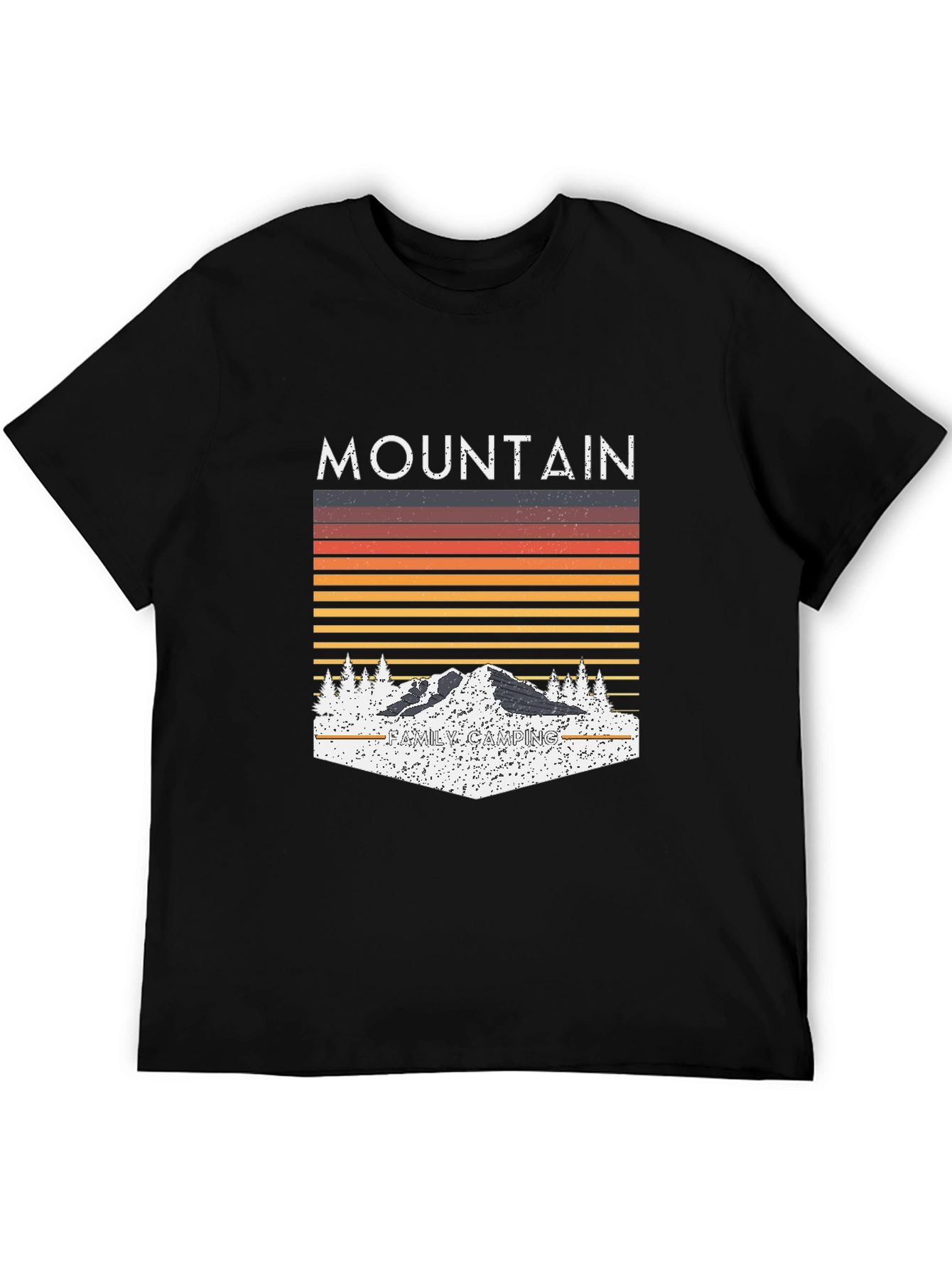 Mountain Family Camping Graphic Tee