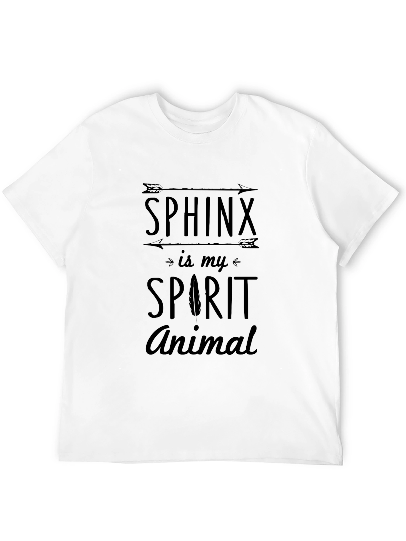 Sphinx Spirit Animal Graphic T-Shirt