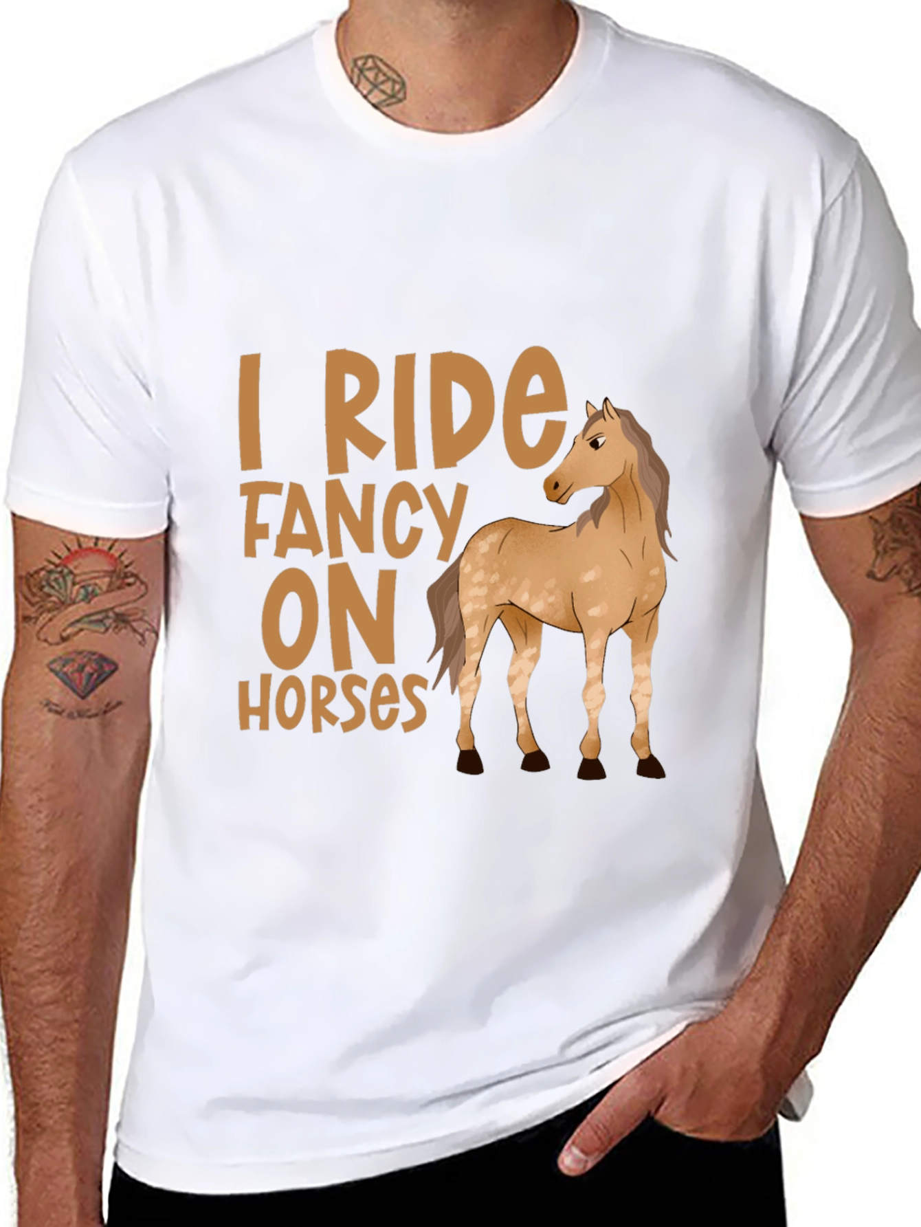 I Ride Fancy On Horses T-Shirt