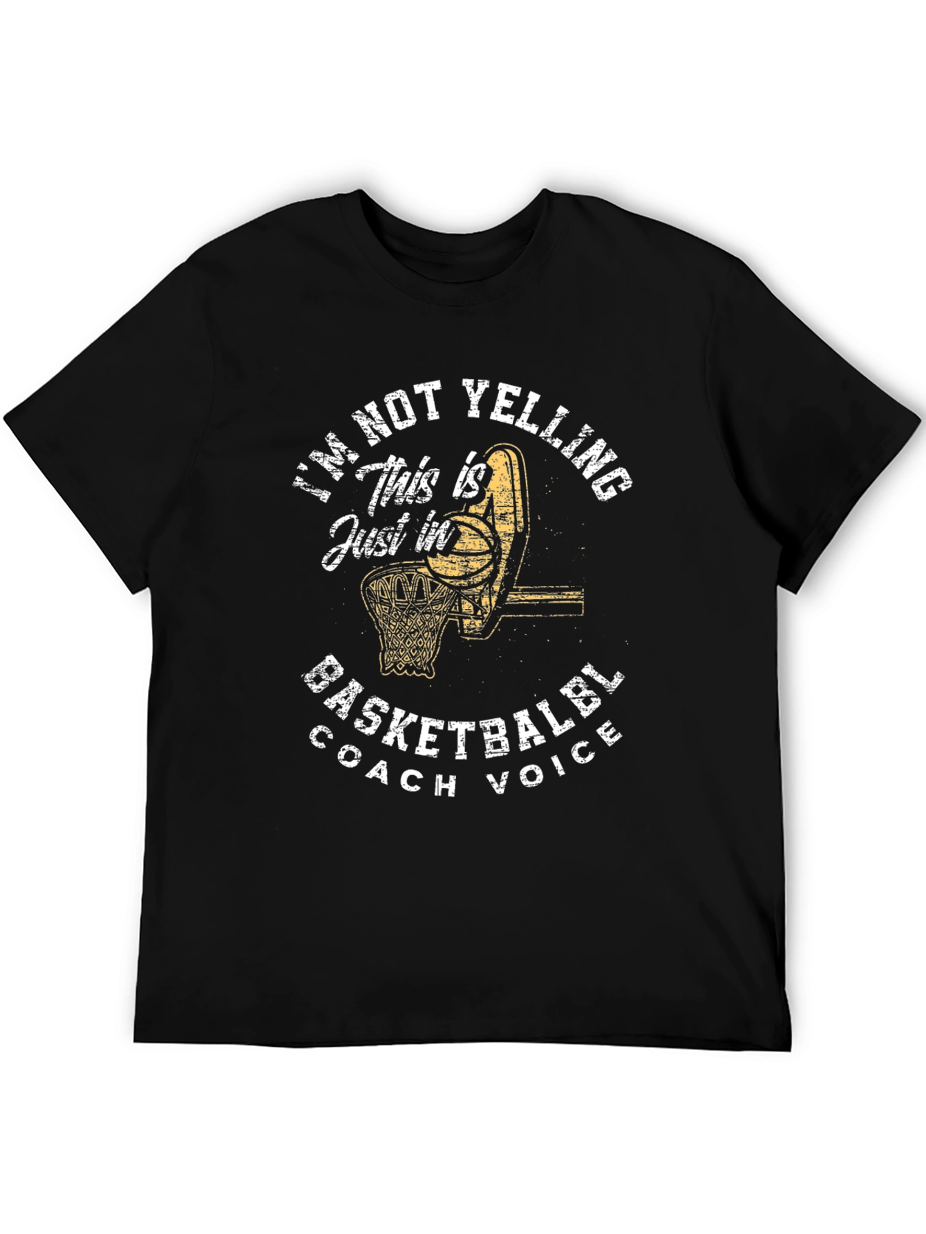 Basketball Coach Voice Graphic Tee
