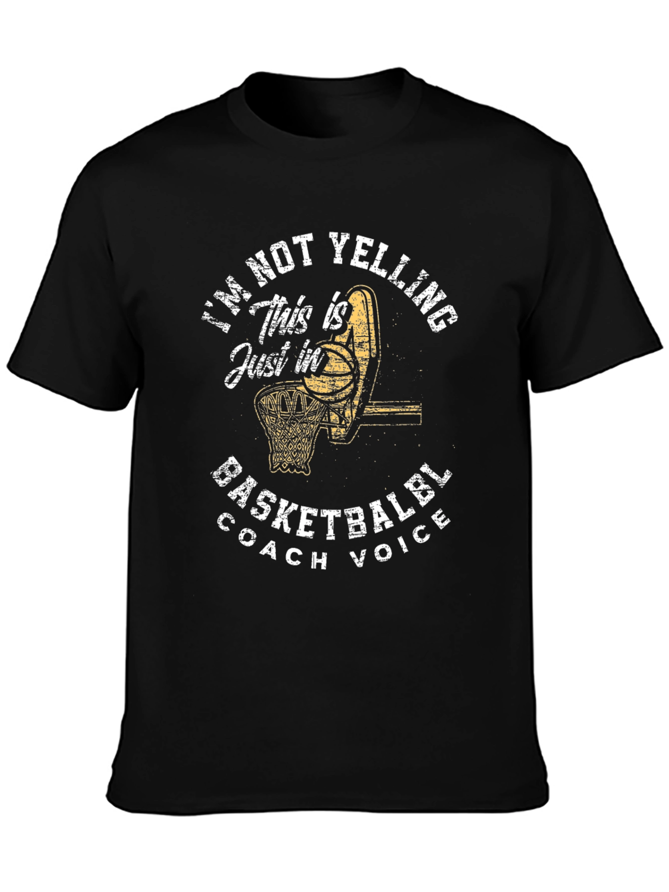 Basketball Coach Voice Graphic Tee