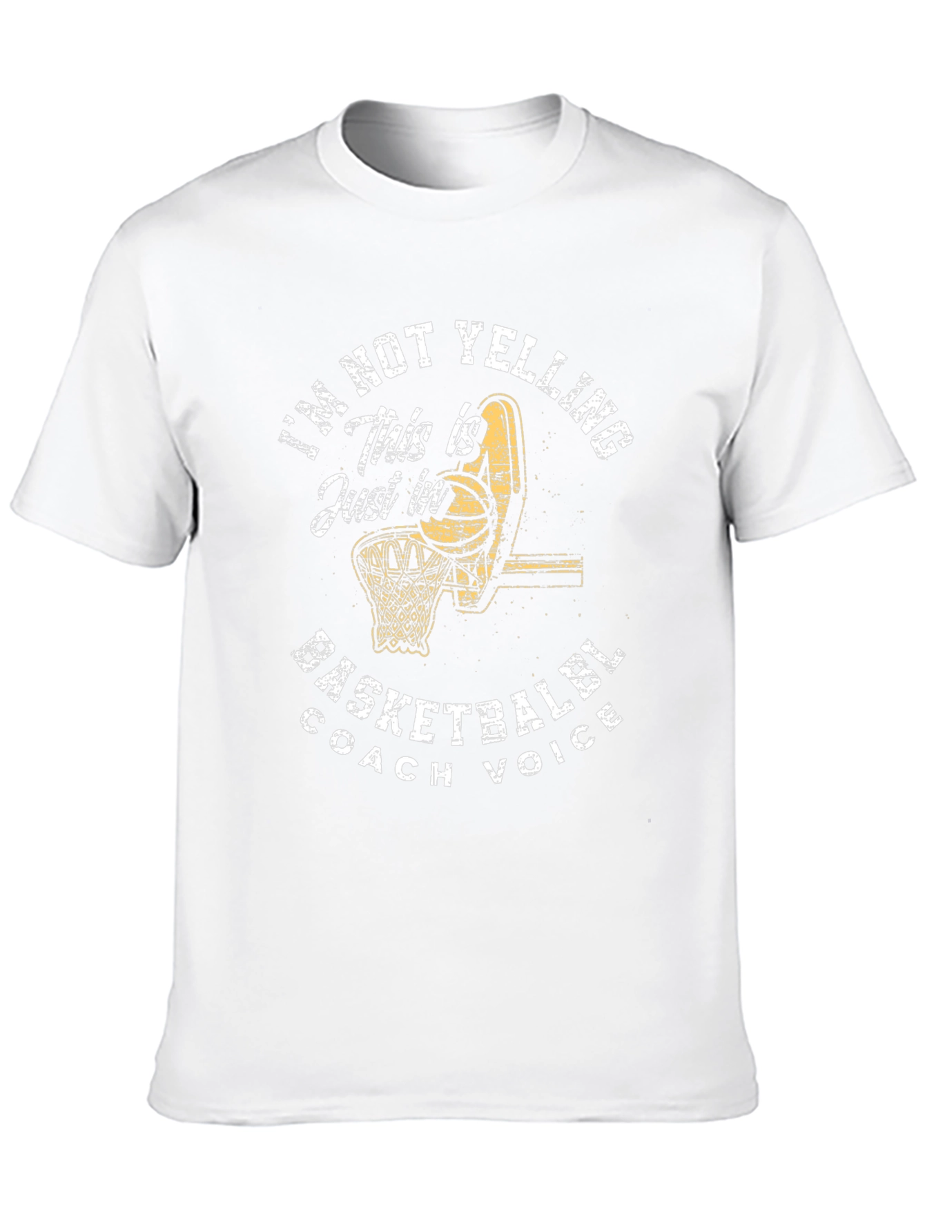 Basketball Coach Voice Graphic Tee
