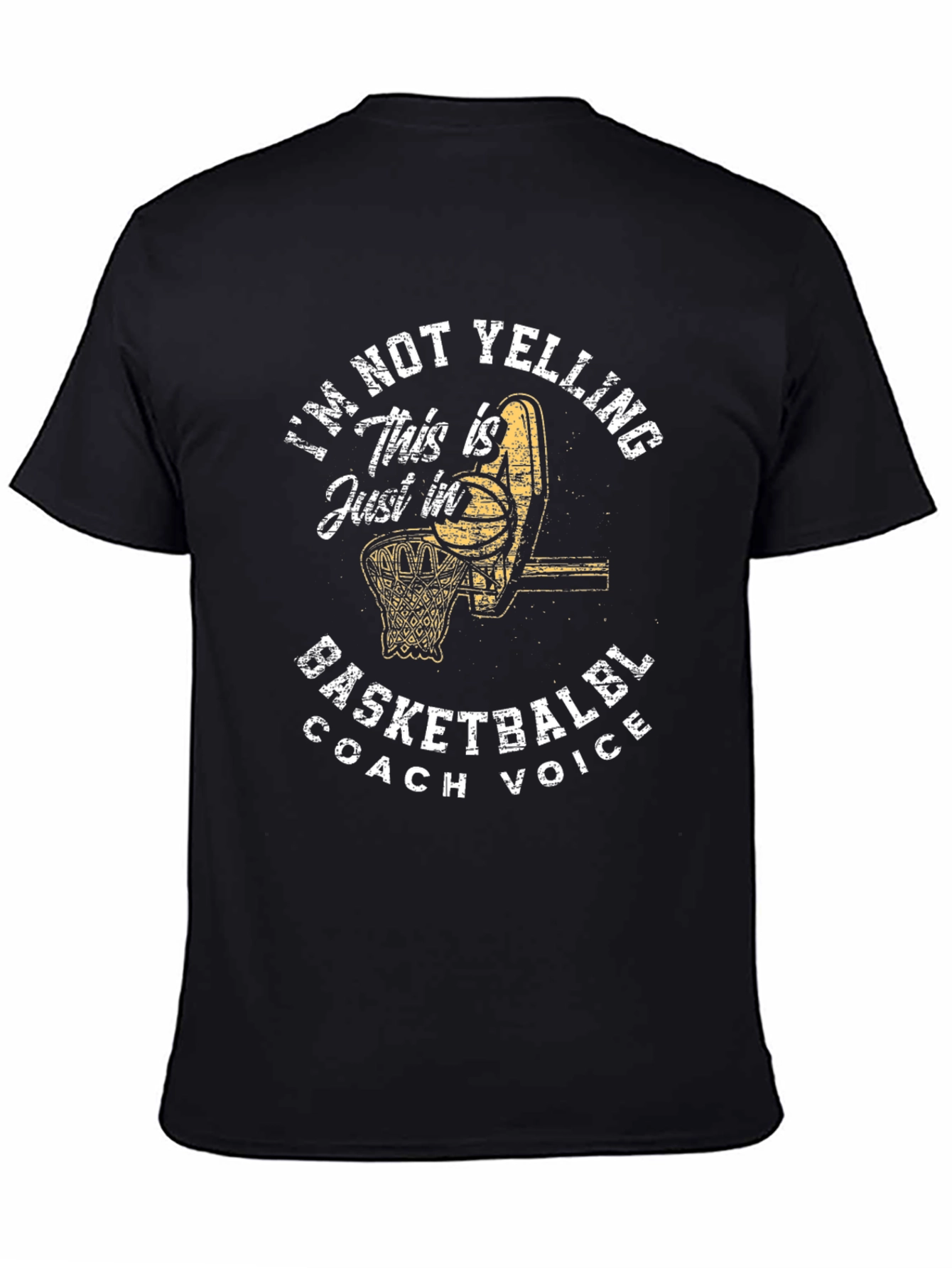 Basketball Coach Voice Graphic Tee