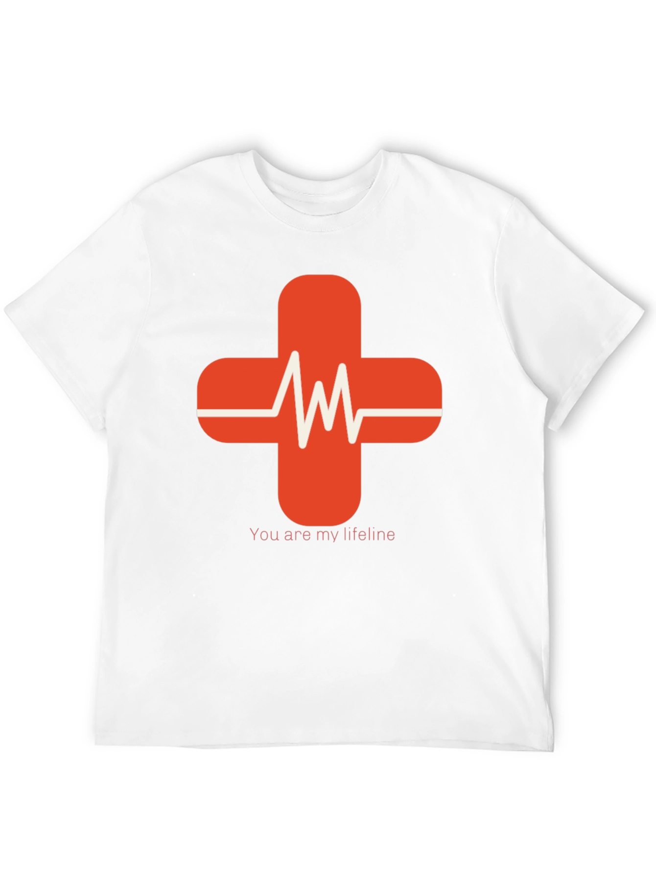 Lifeline Heartbeat Graphic Tee - Soft Cotton Comfort
