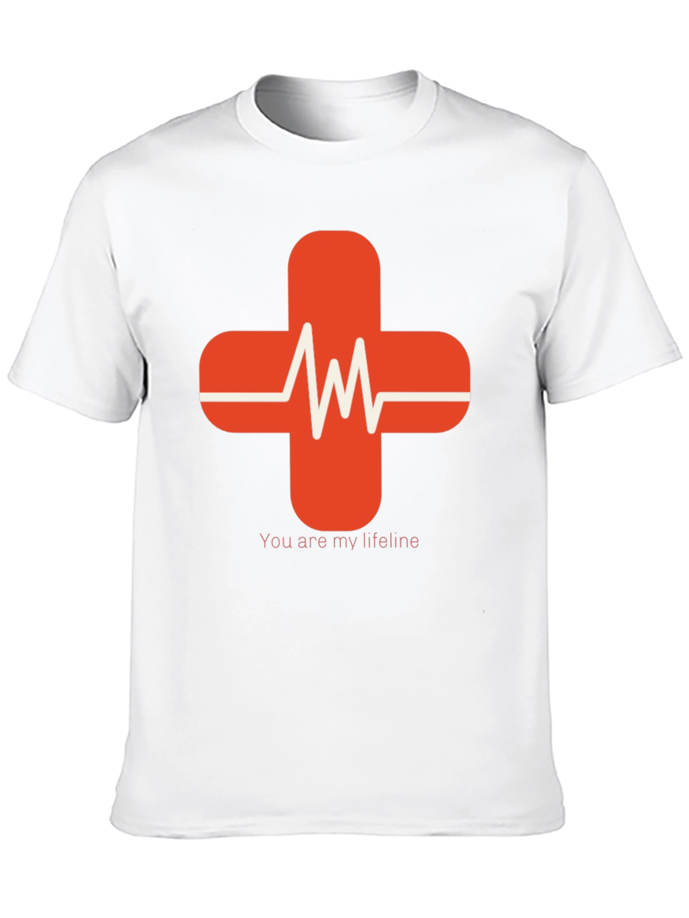 Lifeline Heartbeat Graphic Tee - Soft Cotton Comfort