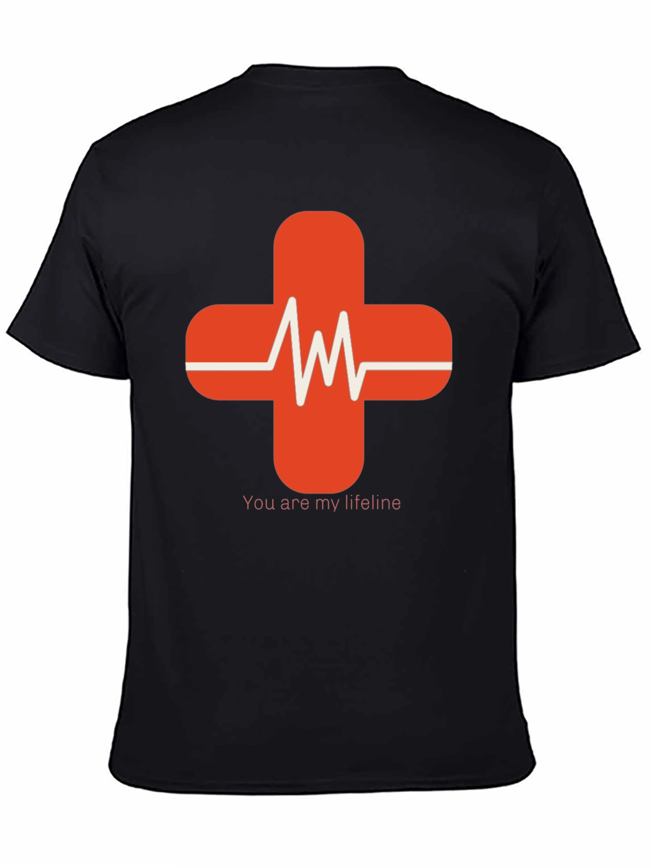 Lifeline Heartbeat Graphic Tee - Soft Cotton Comfort