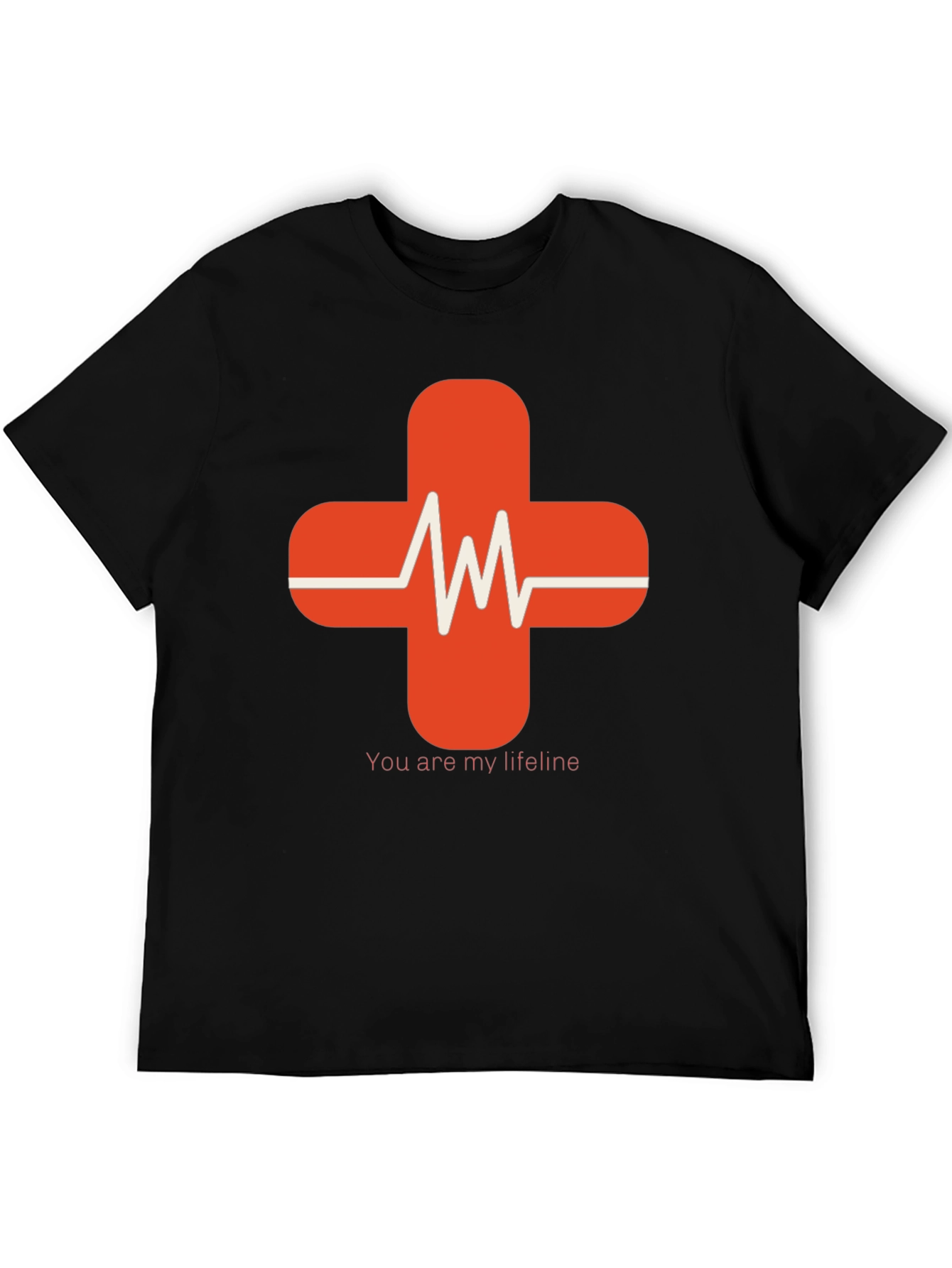 Lifeline Heartbeat Graphic Tee - Soft Cotton Comfort