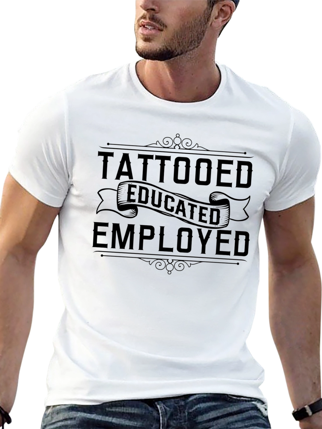 Tattooed Educated Employed Graphic Tee