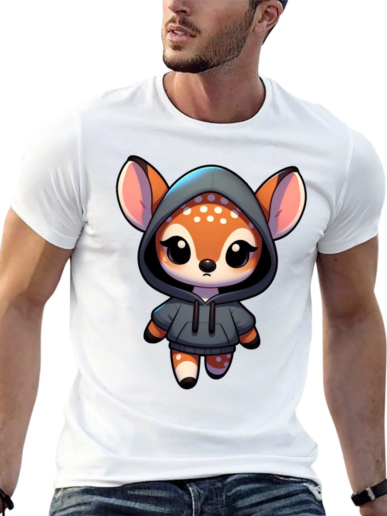 Cute Deer Hoodie T-Shirt