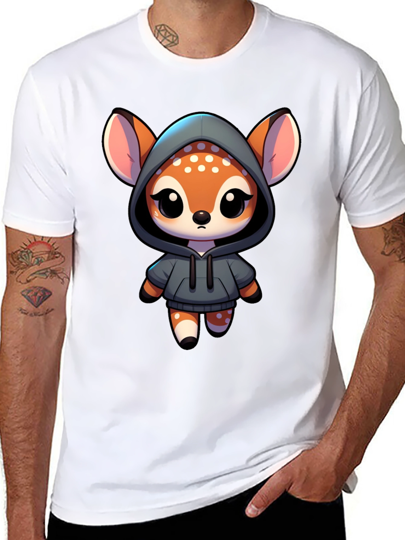 Cute Deer Hoodie T-Shirt