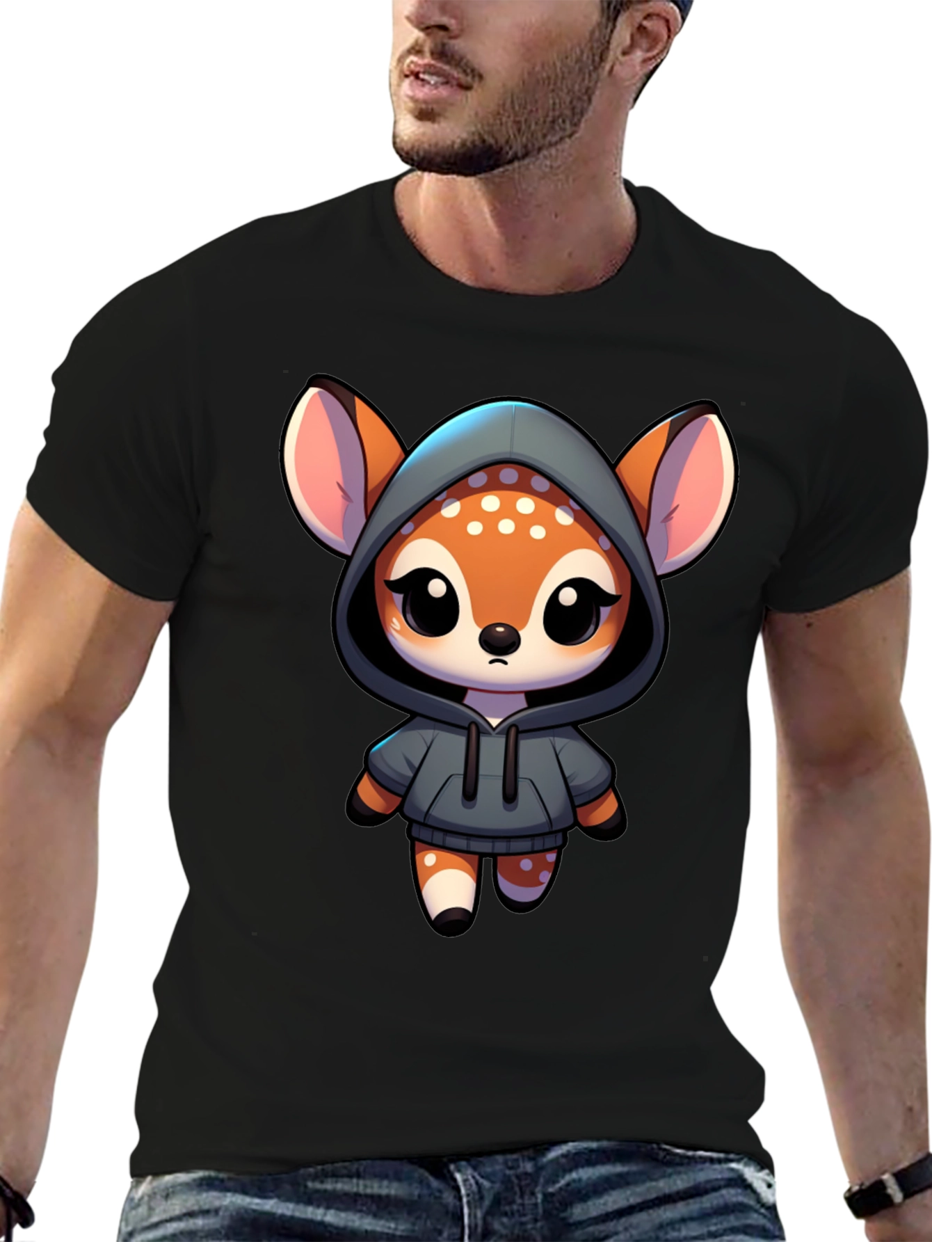 Cute Deer Hoodie T-Shirt