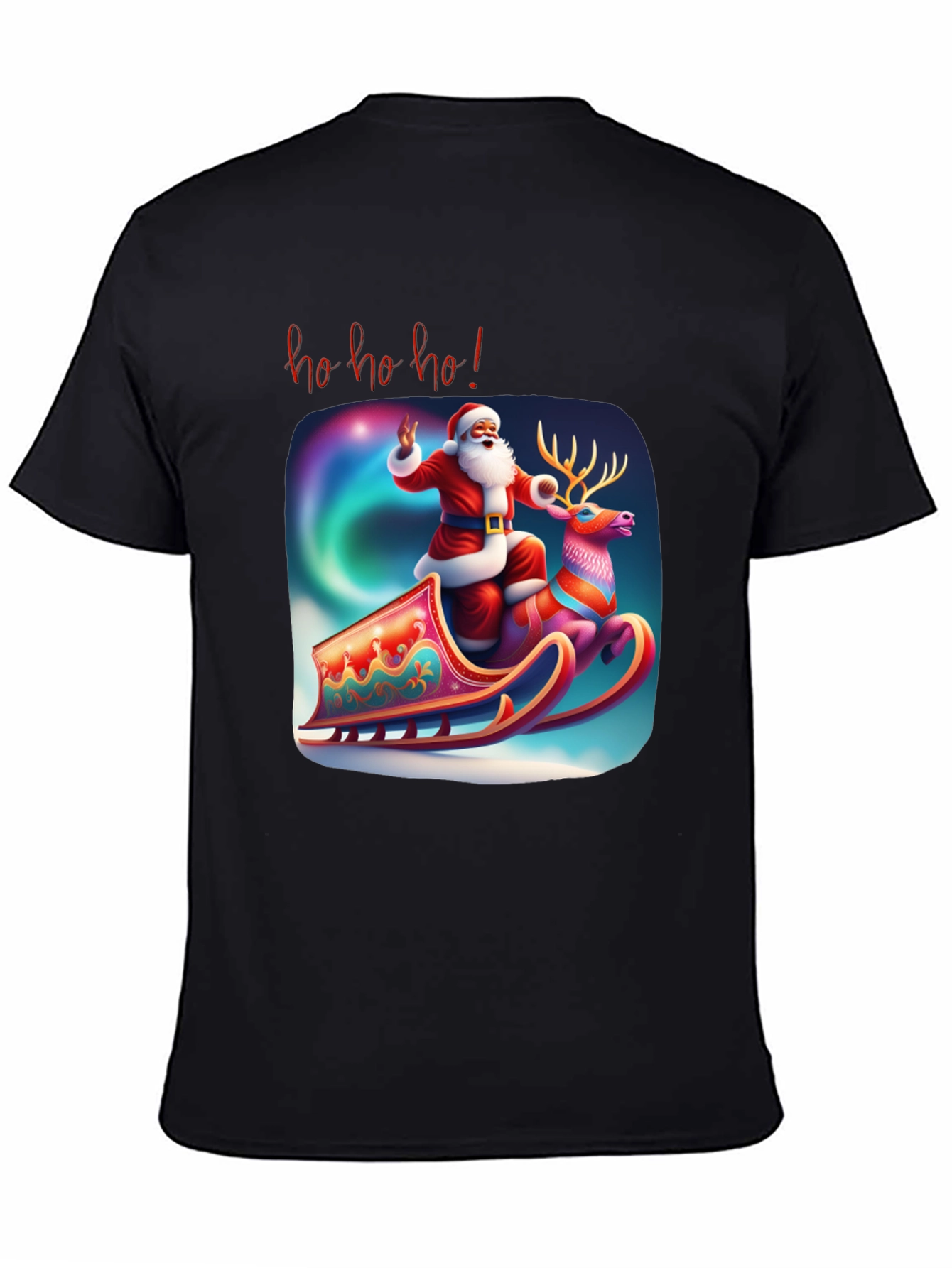 Festive Santa Claus Graphic Tee