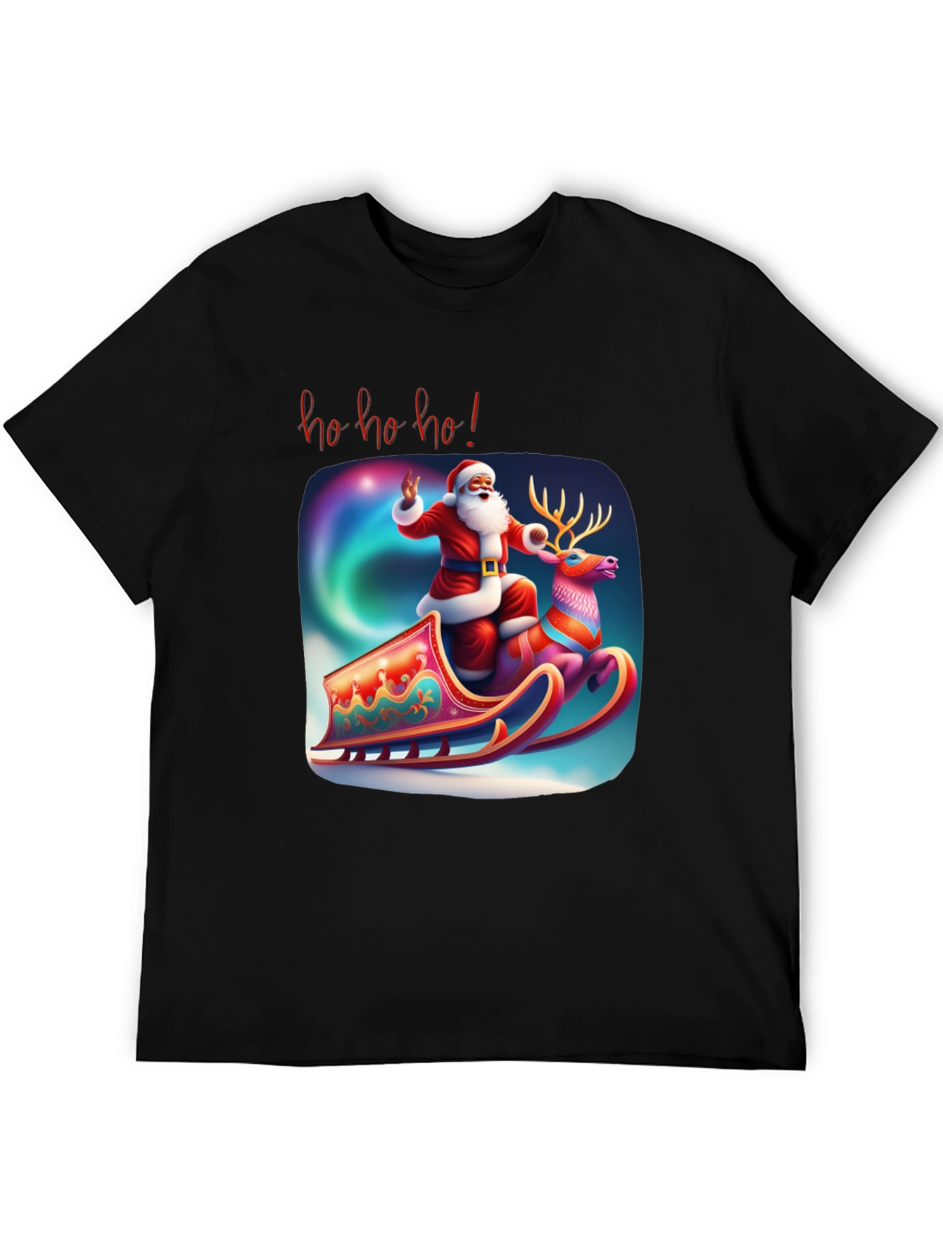 Festive Santa Claus Graphic Tee