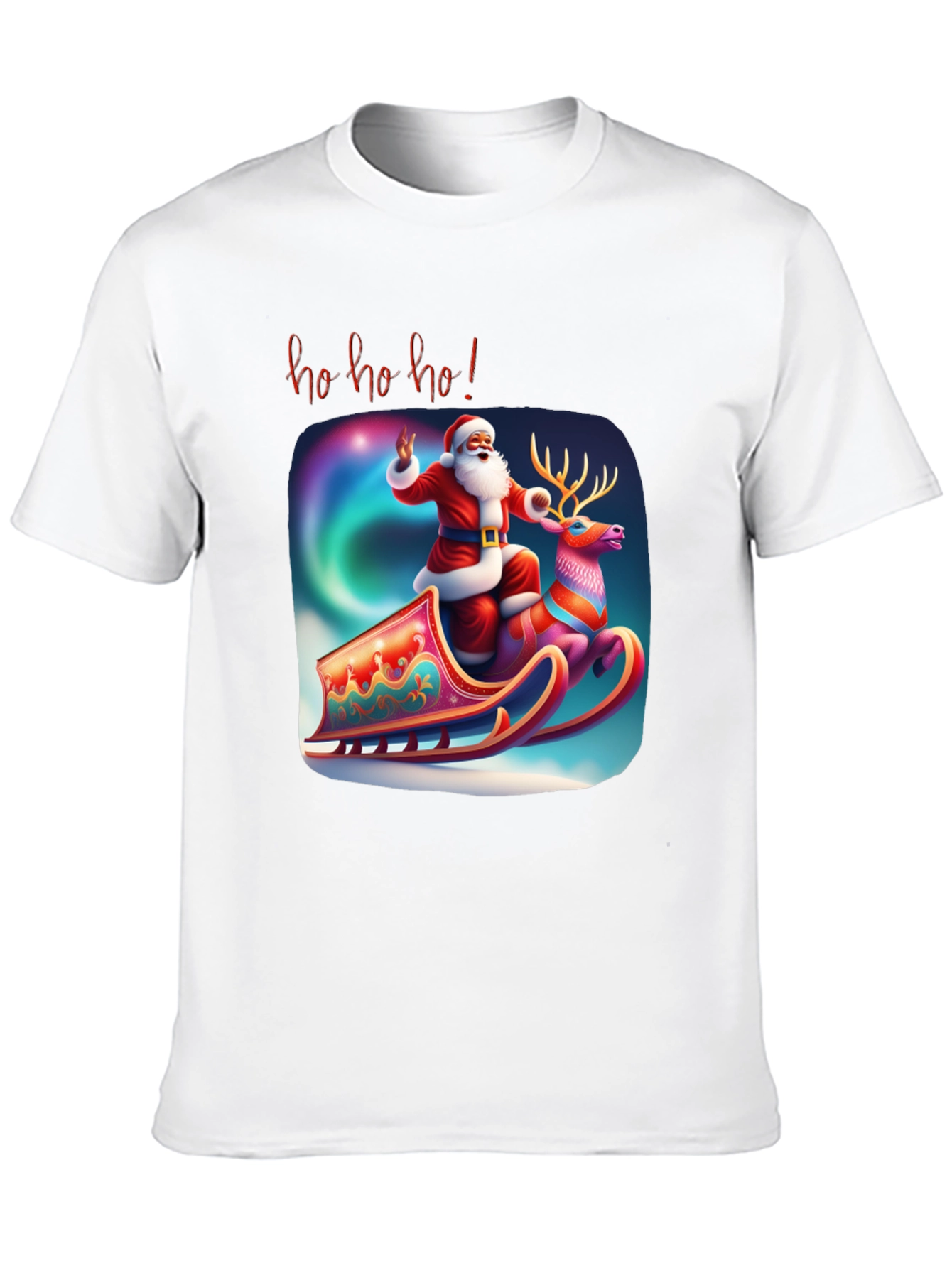 Festive Santa Claus Graphic Tee