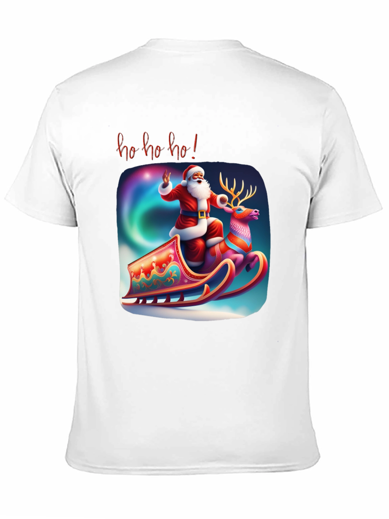 Festive Santa Claus Graphic Tee