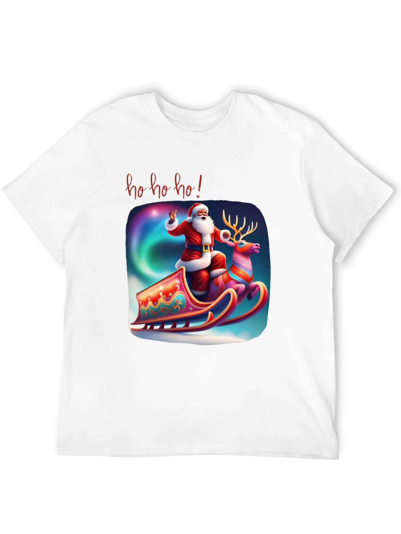 Festive Santa Claus Graphic Tee