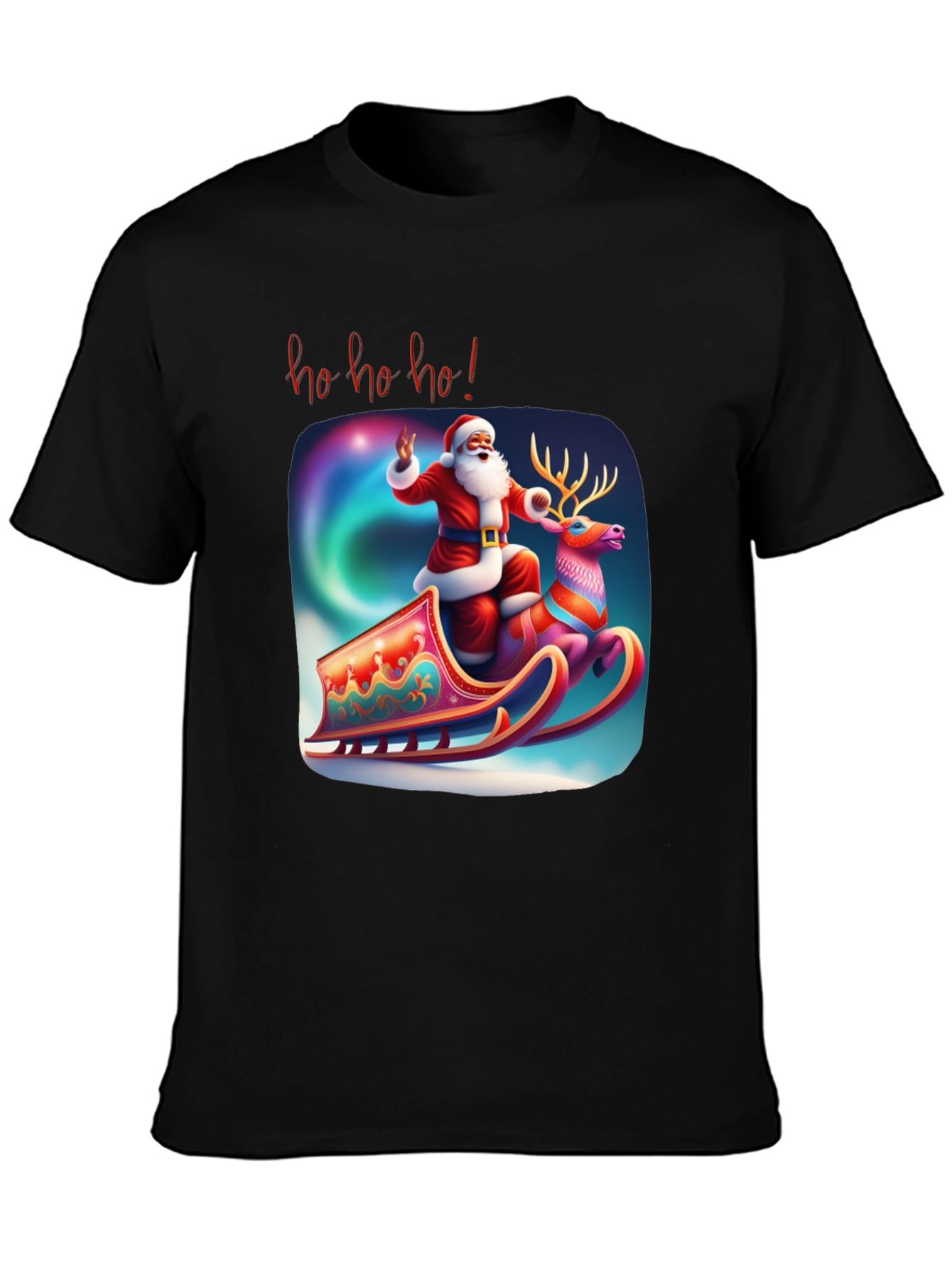 Festive Santa Claus Graphic Tee