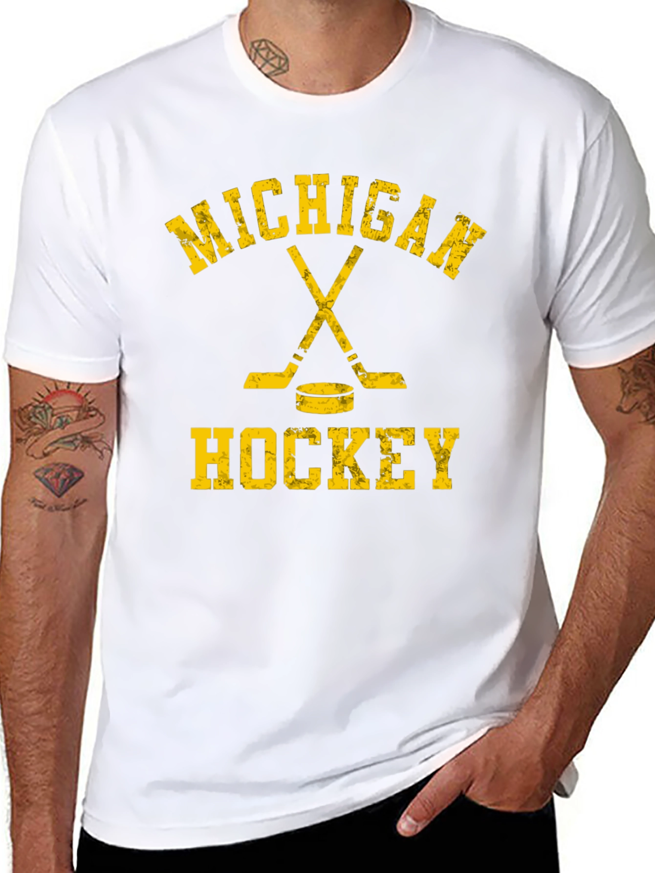 Michigan Hockey Graphic T-Shirt