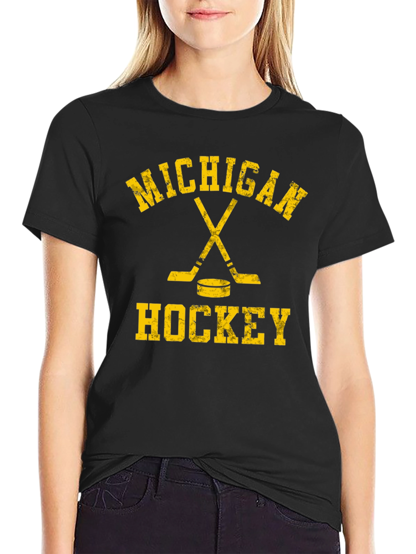 Michigan Hockey Graphic T-Shirt