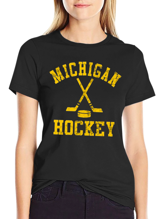 Michigan Hockey Graphic T-Shirt
