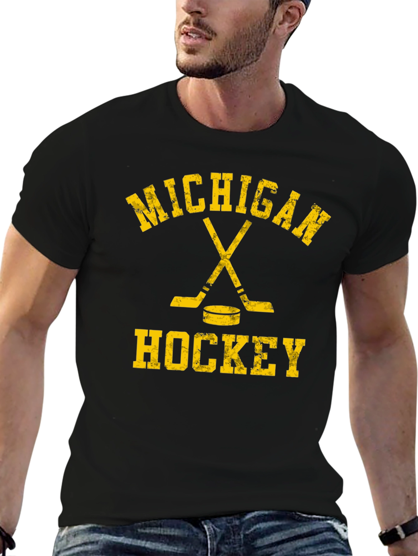 Michigan Hockey Graphic T-Shirt