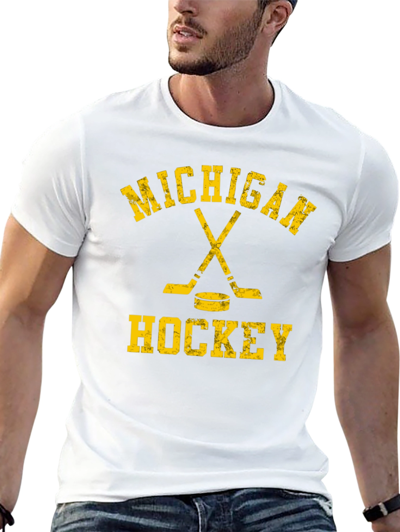 Michigan Hockey Graphic T-Shirt