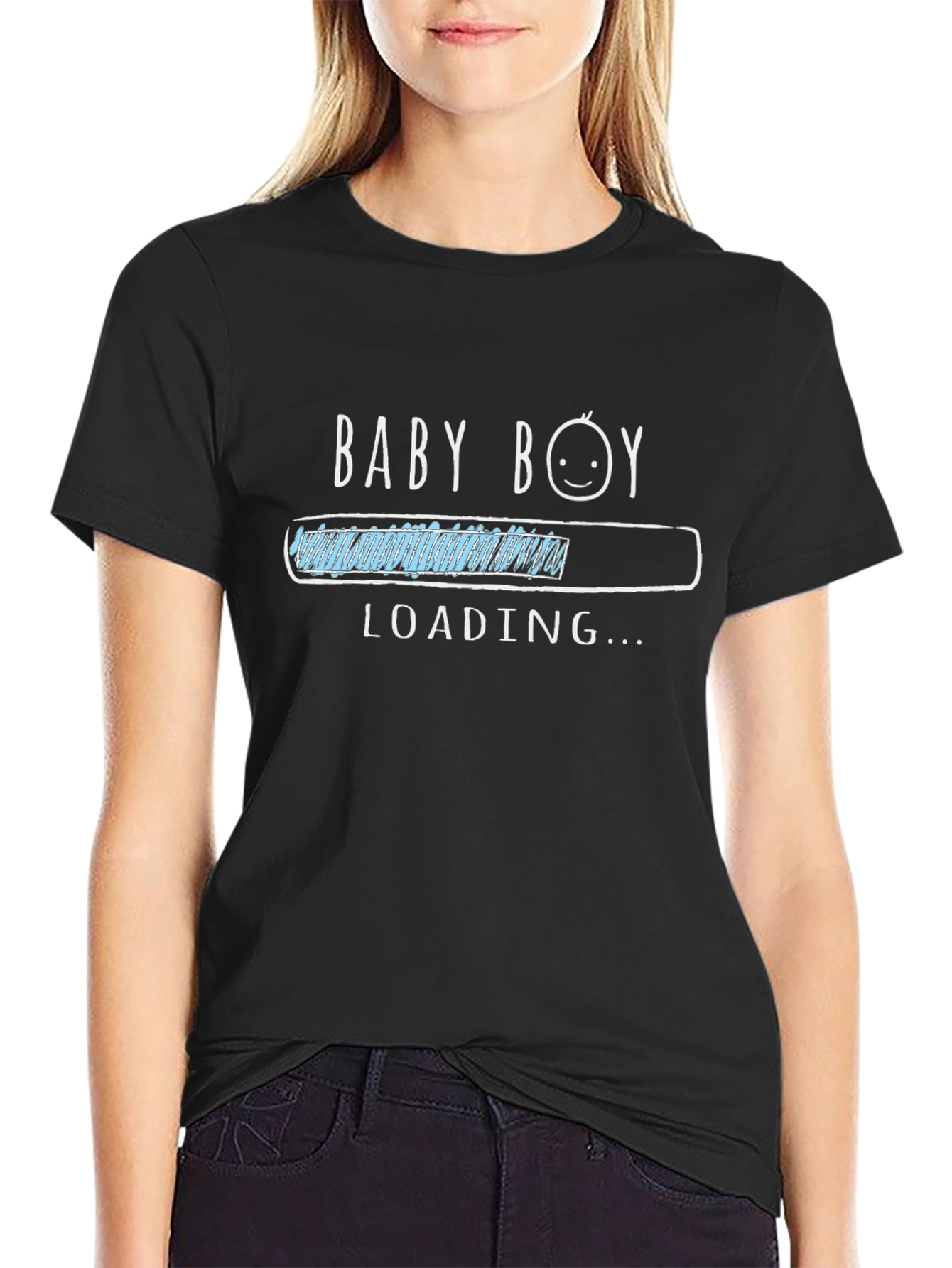 Baby Boy Loading T-Shirt - New Dad Gift