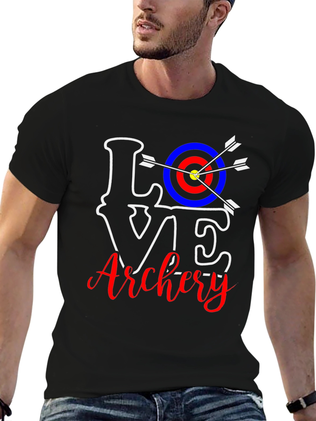 Love Archery T-Shirt - Target Arrow Design