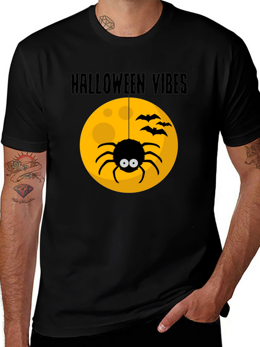 Halloween Vibes Spider Graphic Tee