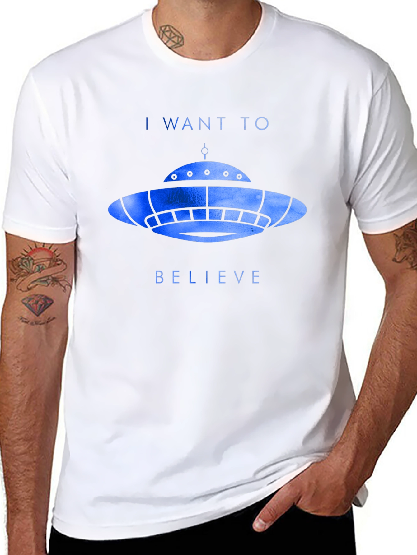 I Want To Believe UFO Graphic Tee