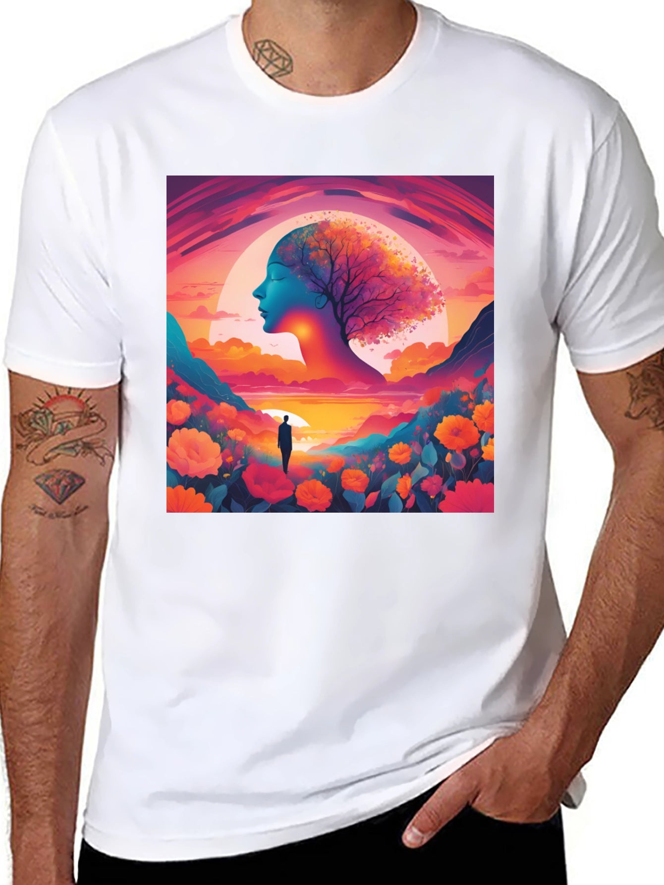Natures Dream T-Shirt - Artistic Graphic Tee