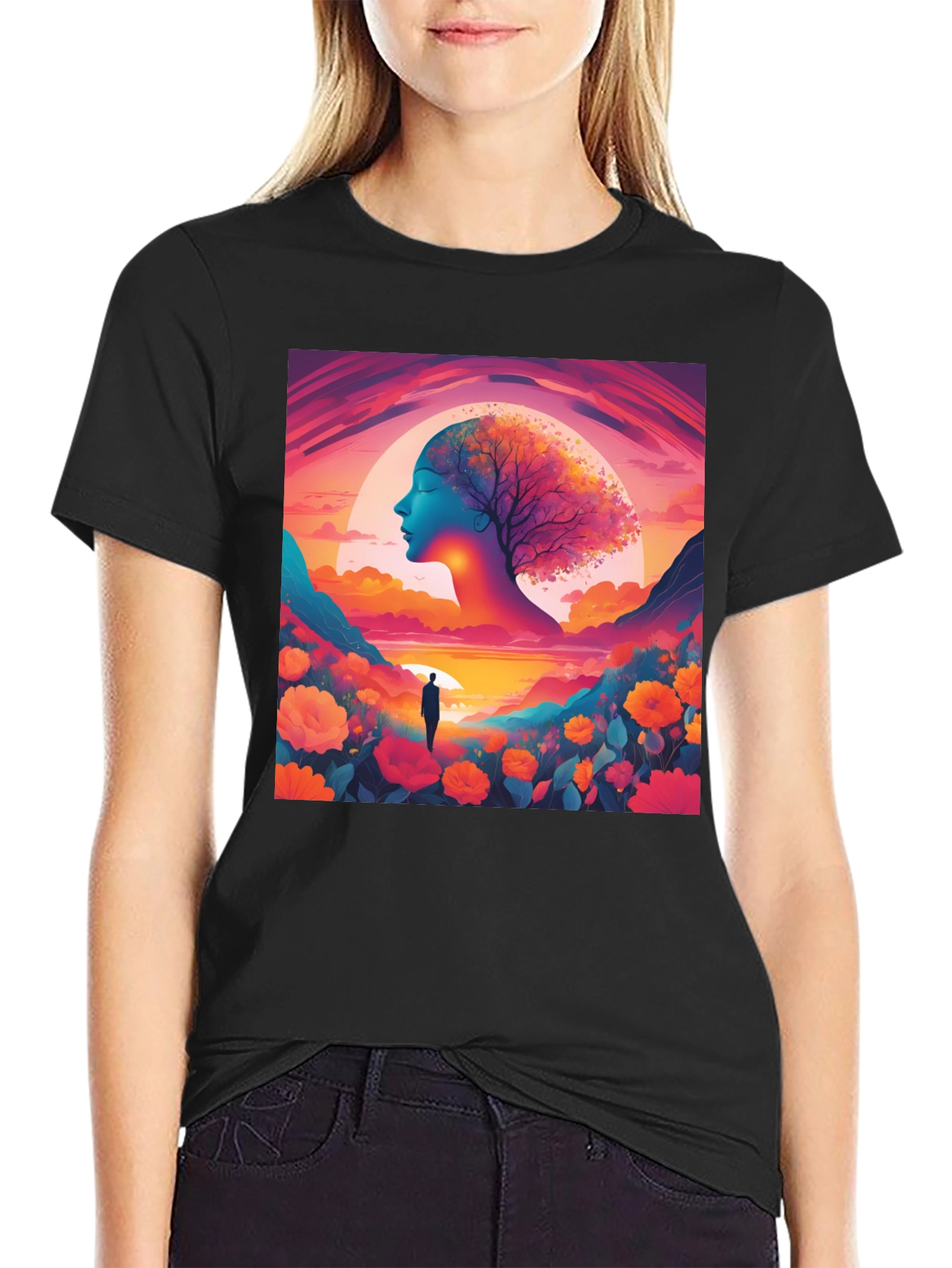 Natures Dream T-Shirt - Artistic Graphic Tee