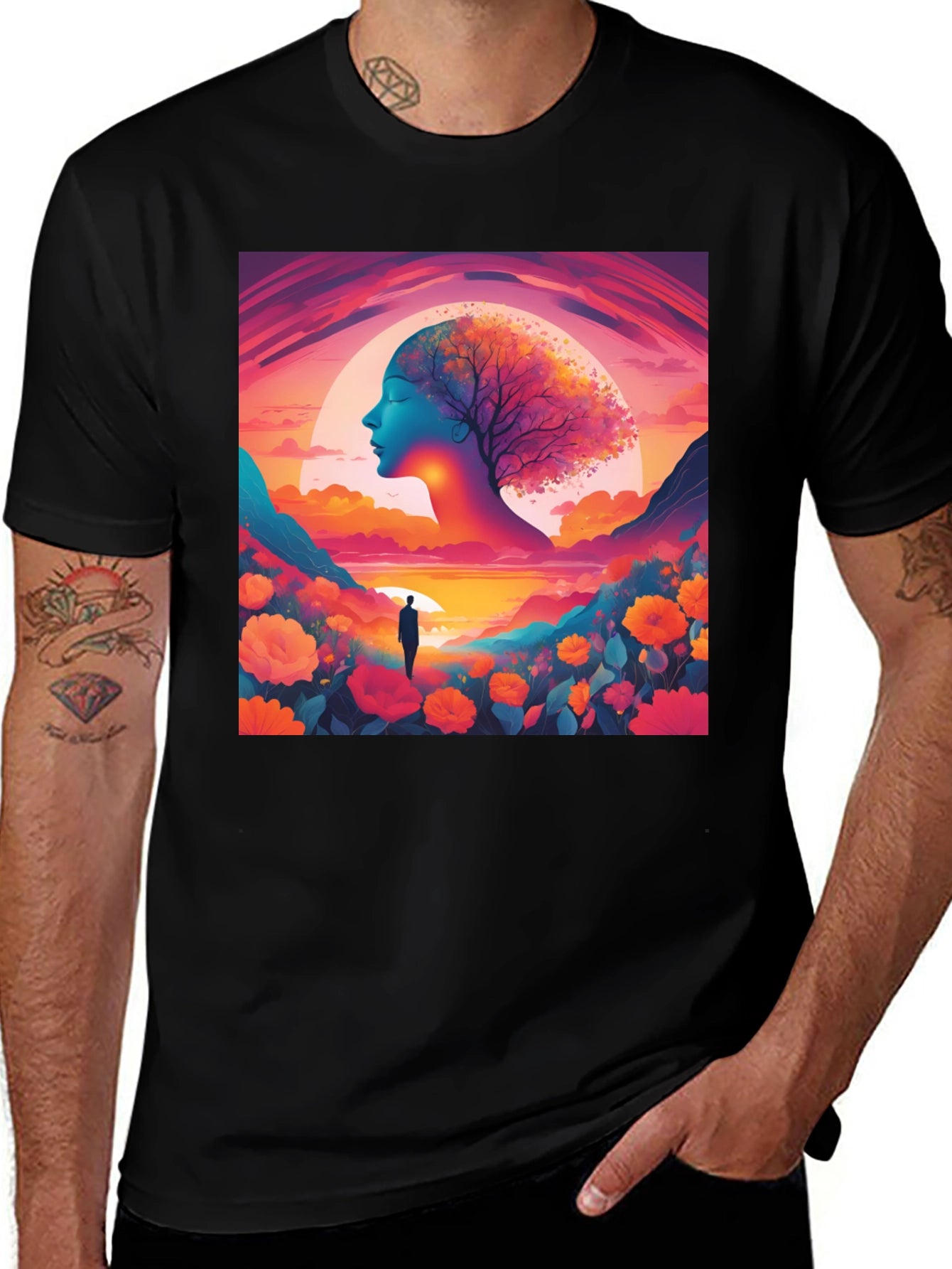 Natures Dream T-Shirt - Artistic Graphic Tee