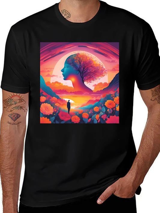 Natures Dream T-Shirt - Artistic Graphic Tee
