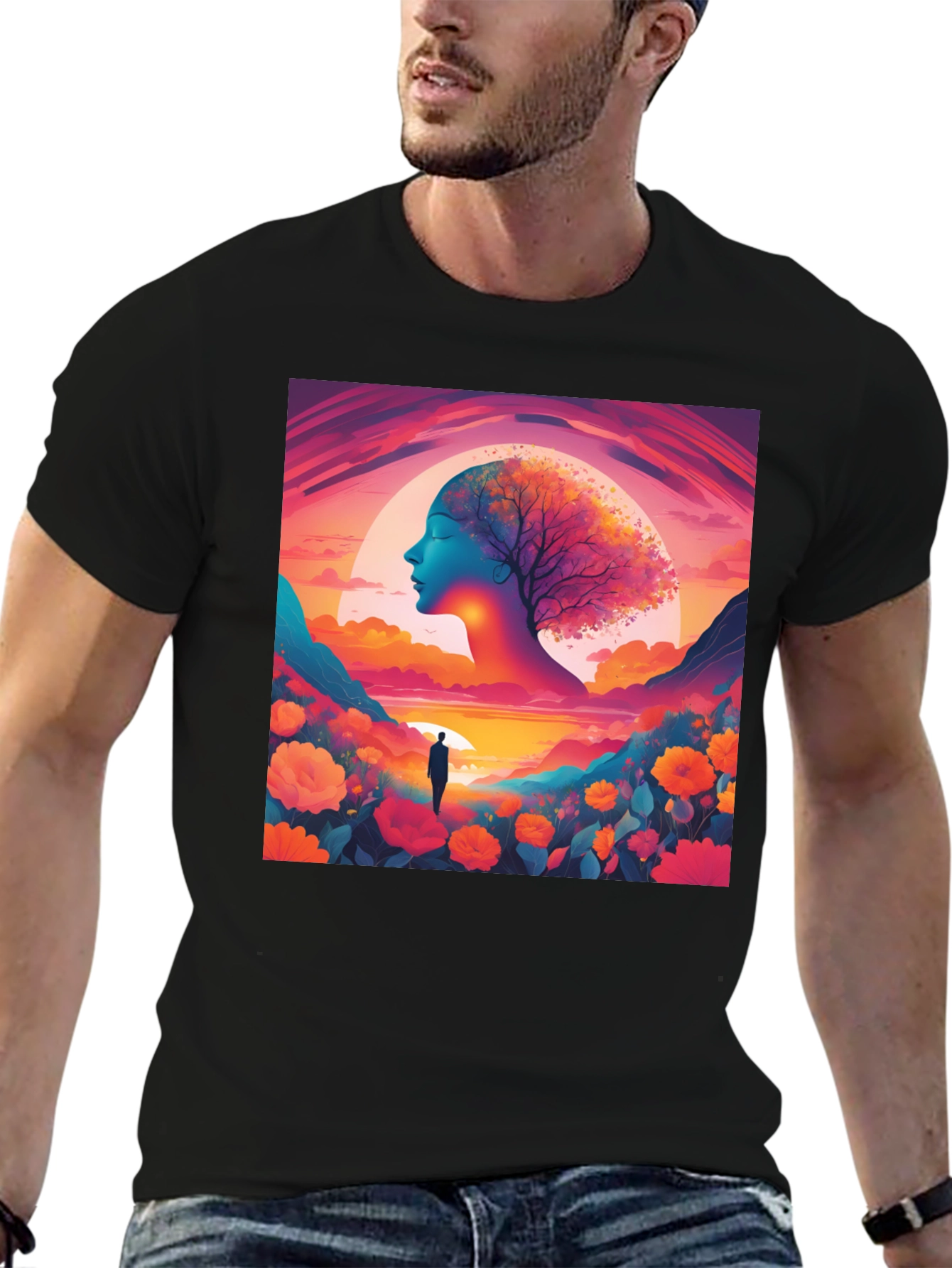 Natures Dream T-Shirt - Artistic Graphic Tee